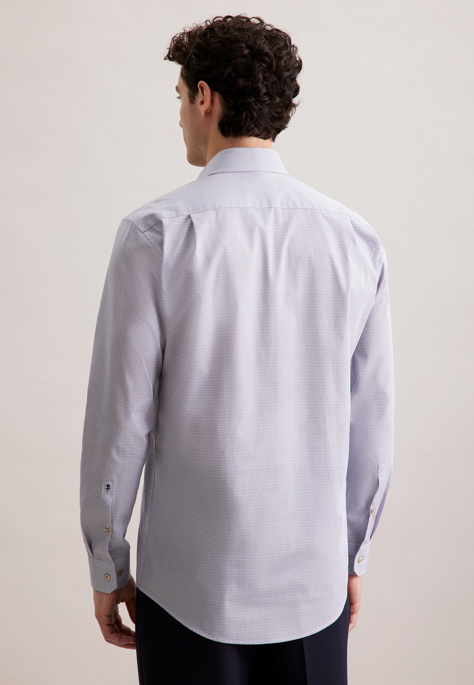 seidensticker Businesshemd »Regular« Regular 1/1 Kentkragen Druck