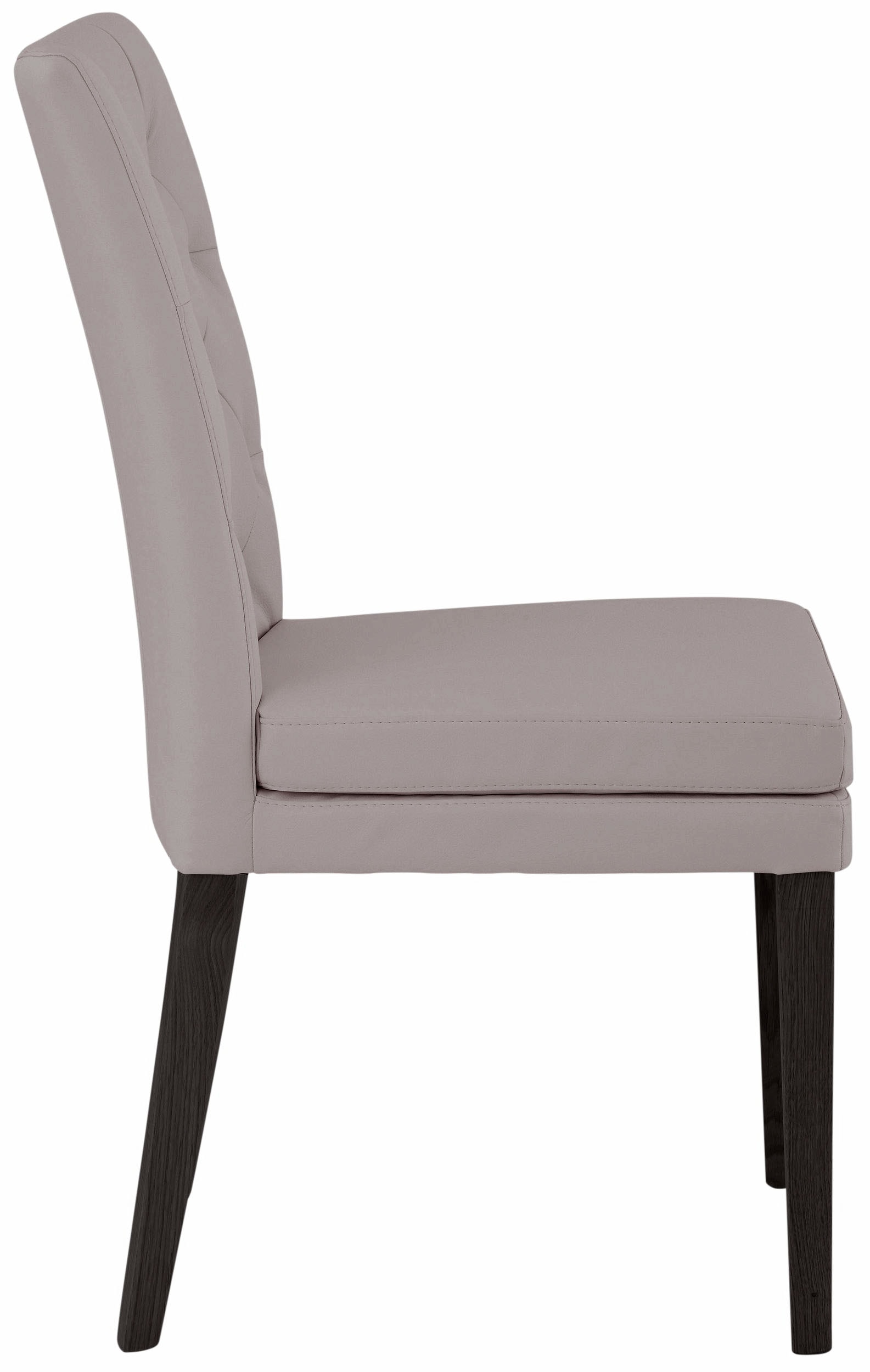 Home affaire Chaise à 4 pieds »Colorado« (Set) 2 cuisBeine aus Buche, wengefarben lackiert, Im 2er, 4er oder 6er-Set