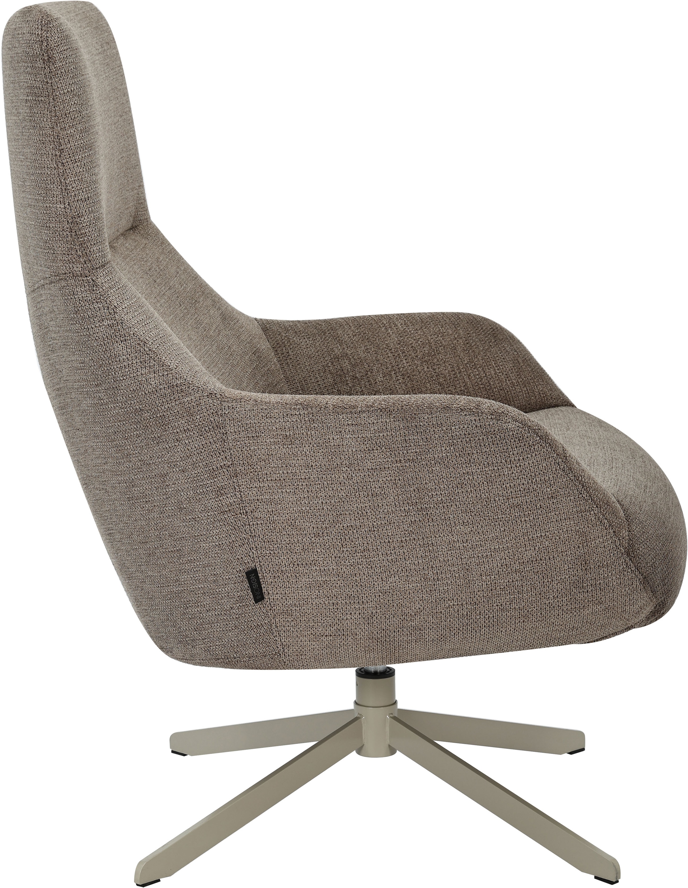 INOSIGN Drehsessel »CLARINDA moderner Ohrensessel drehbar, TV-Sessel, Relaxsessel« 360-Grad drehbar, robustes Metallgestell,