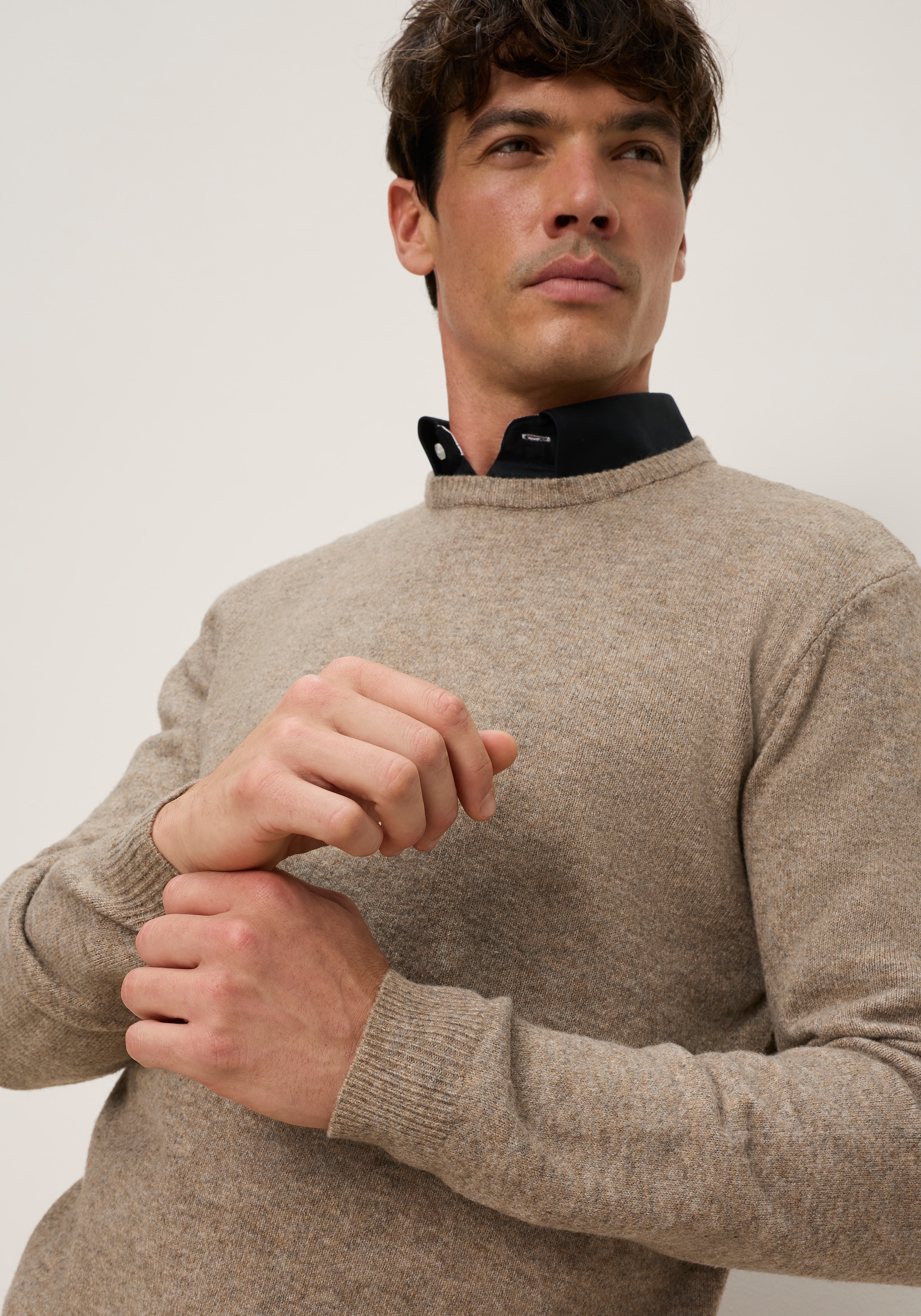 Bruno Banani Pull en tricot »in hochwertiger Wolloptik« aspect laine avec confort d'entretien facile. Sans sensation de démangeaison