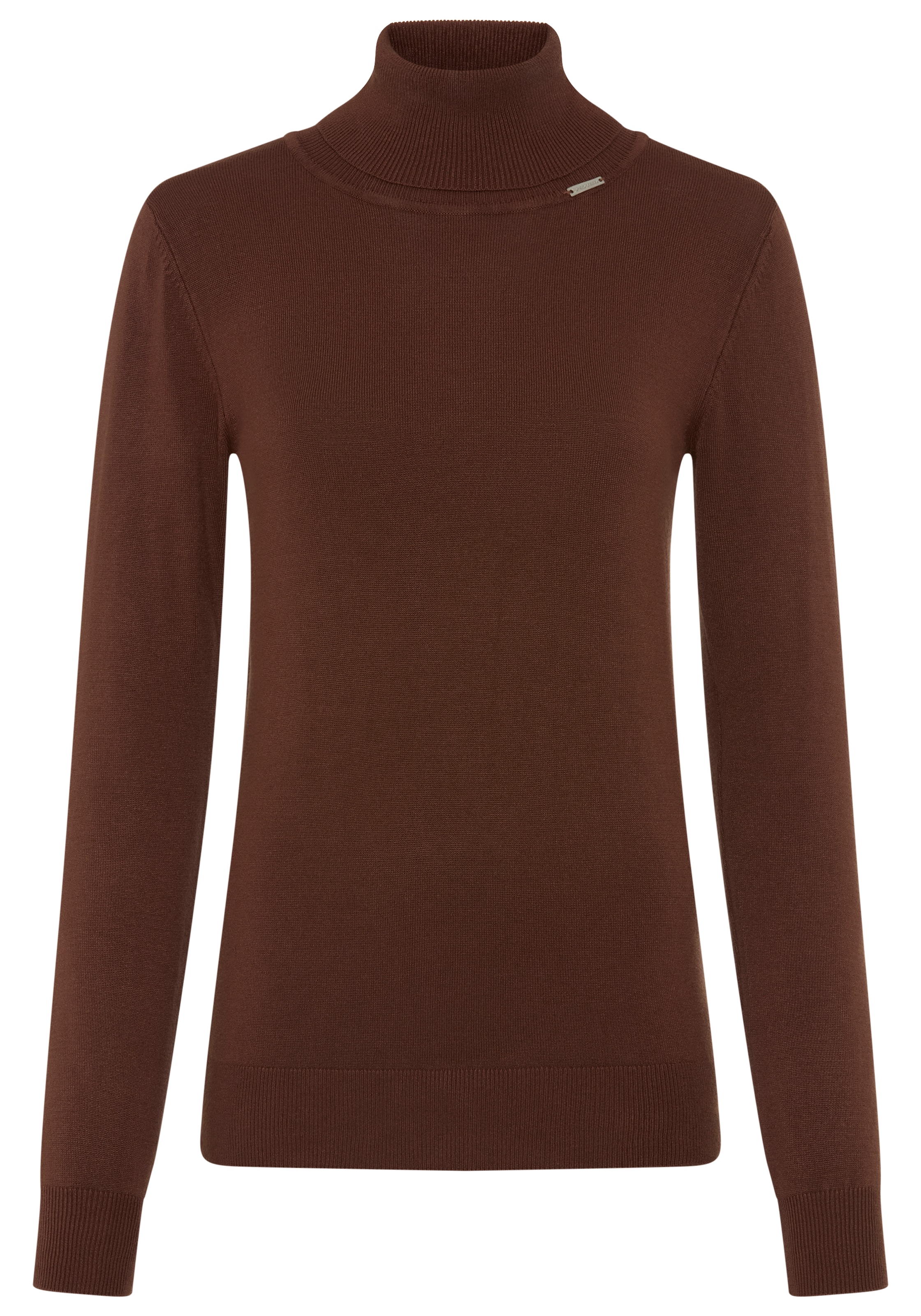Bruno Banani Rollkragenpullover mit Rollkragen, figurbetonte Passform