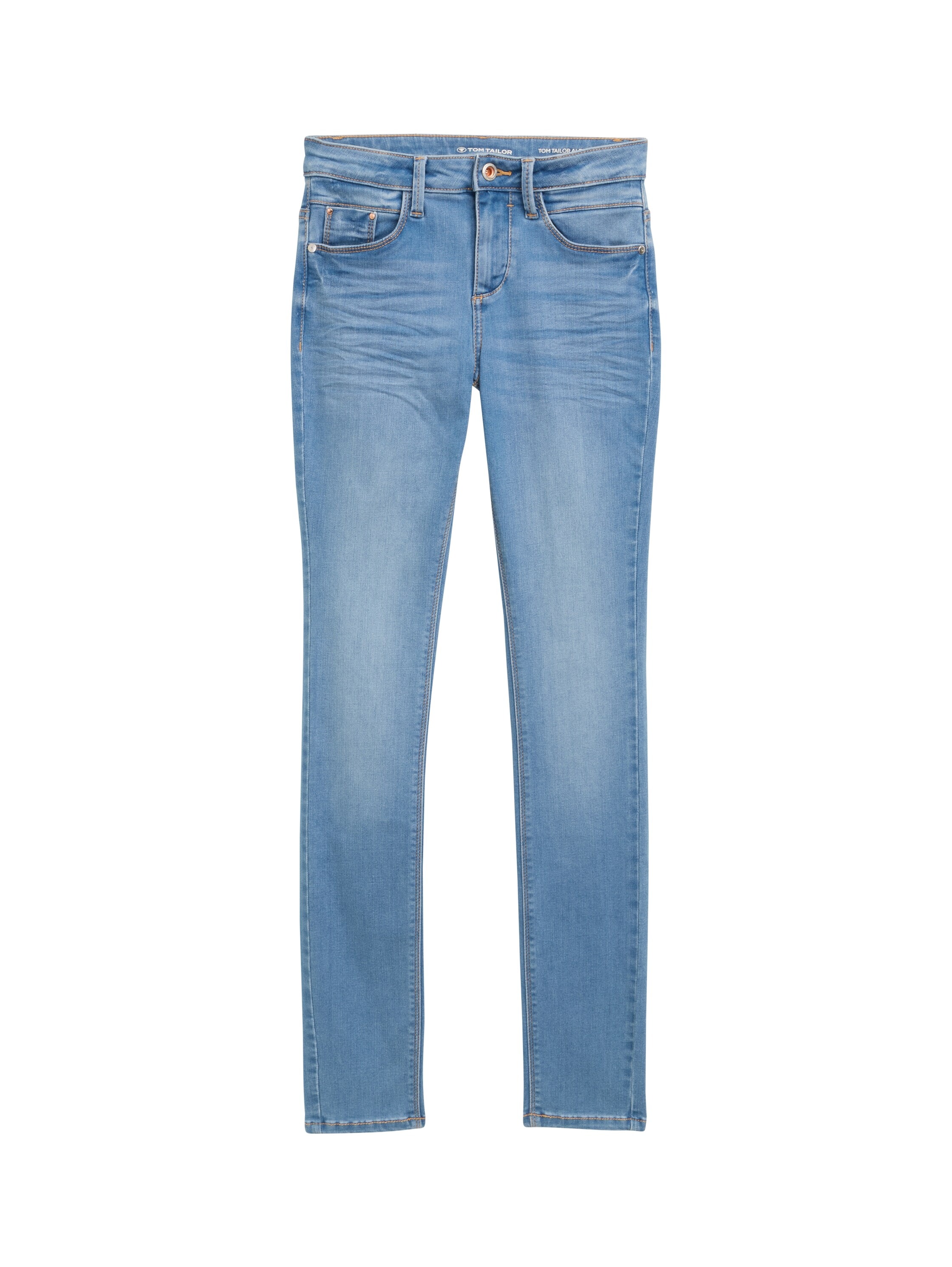 TOM TAILOR Skinny-fit-Jeans in blauer Waschung