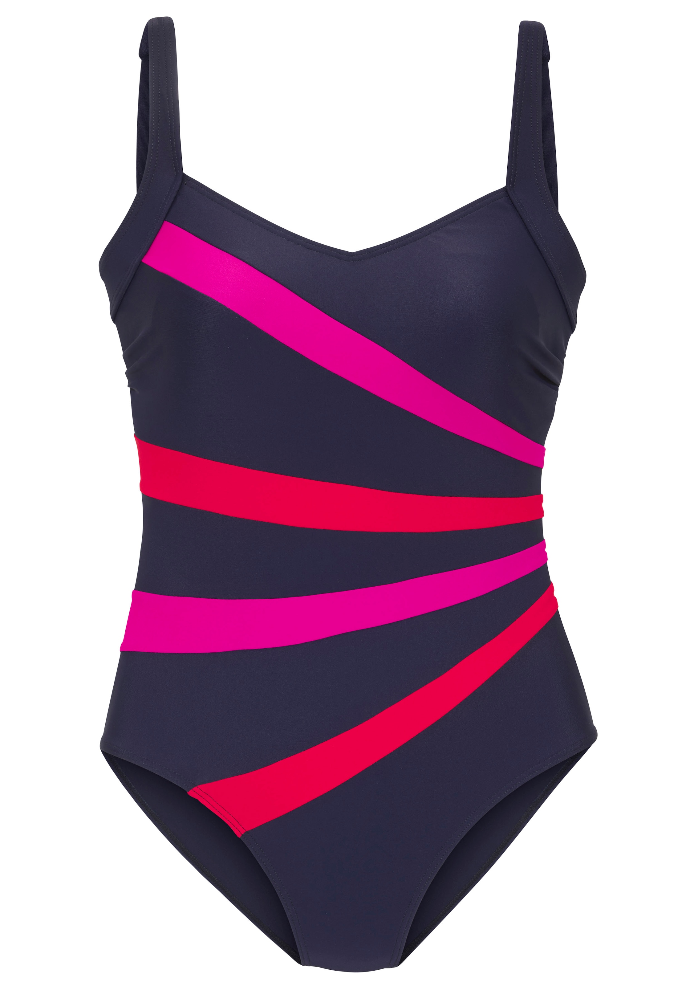 LASCANA Badeanzug »Isolde«, mit farbigen Kontrastdetails