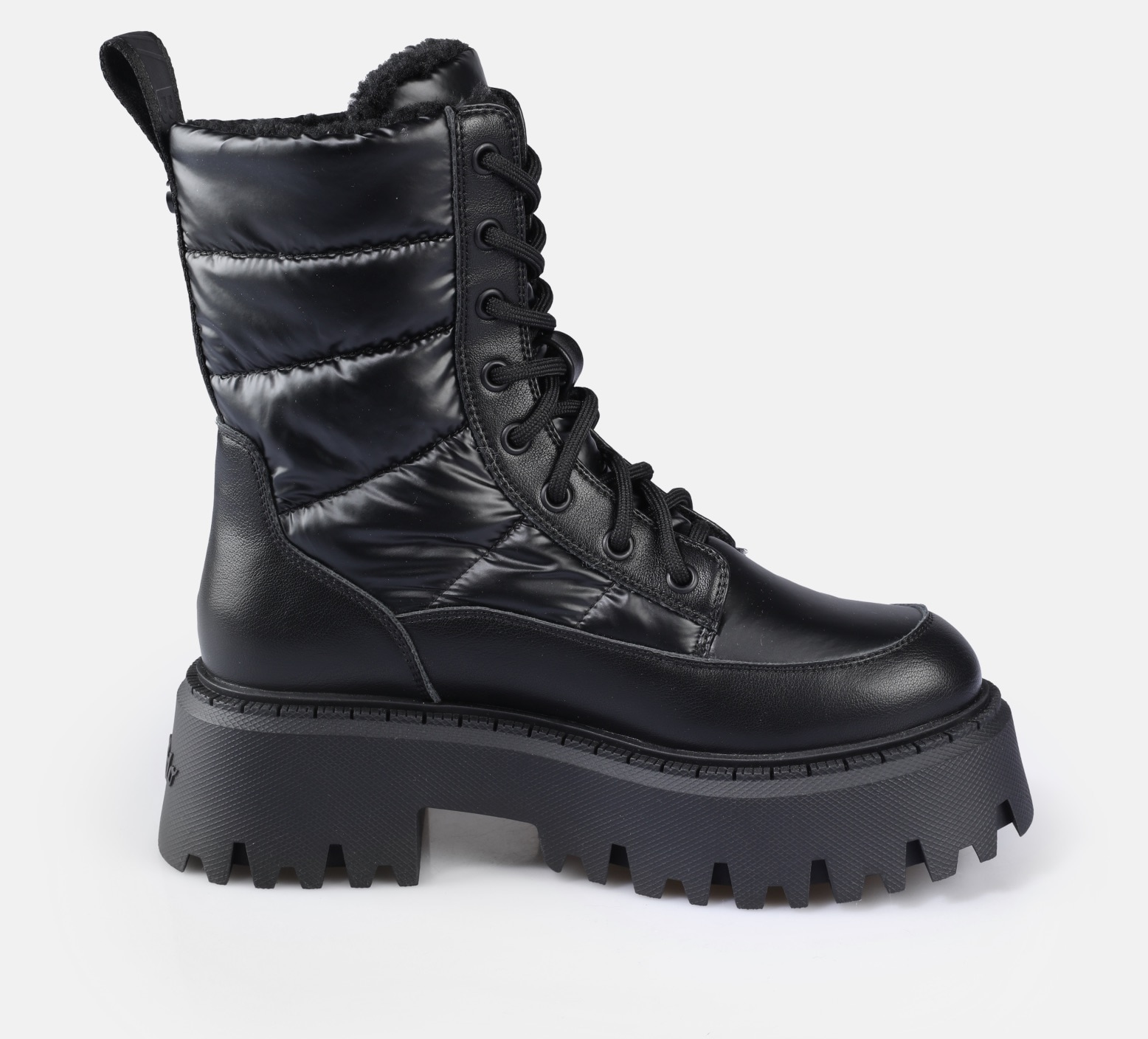 Buffalo Bottes d'hiver »Aspen Laceup Quilt«  bottes d'hiver, bottines, bottes de festival avec doublure chaude