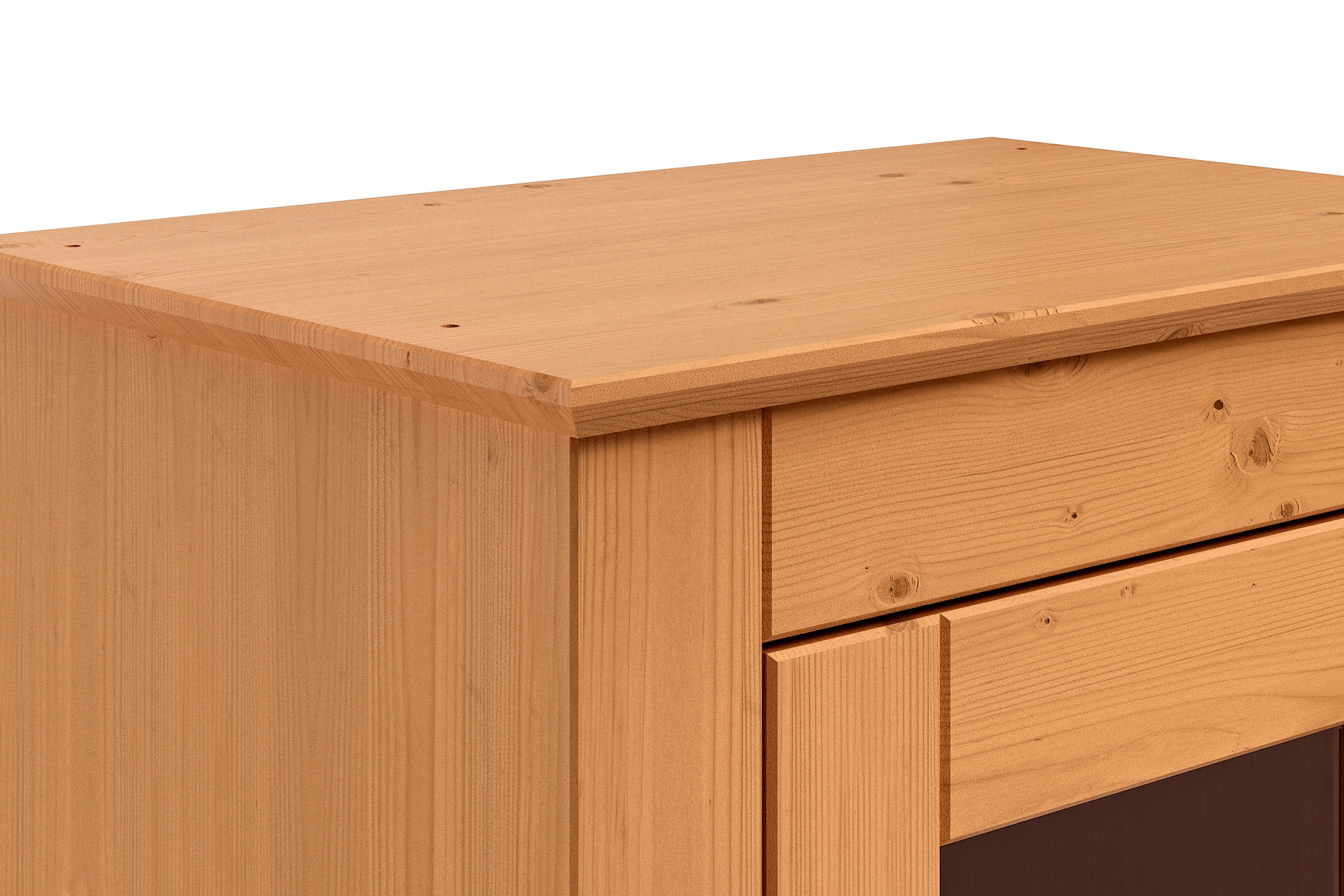 Home affaire Vitrine »Liotta« eine Glastür und einer Holztür und einer Schublade