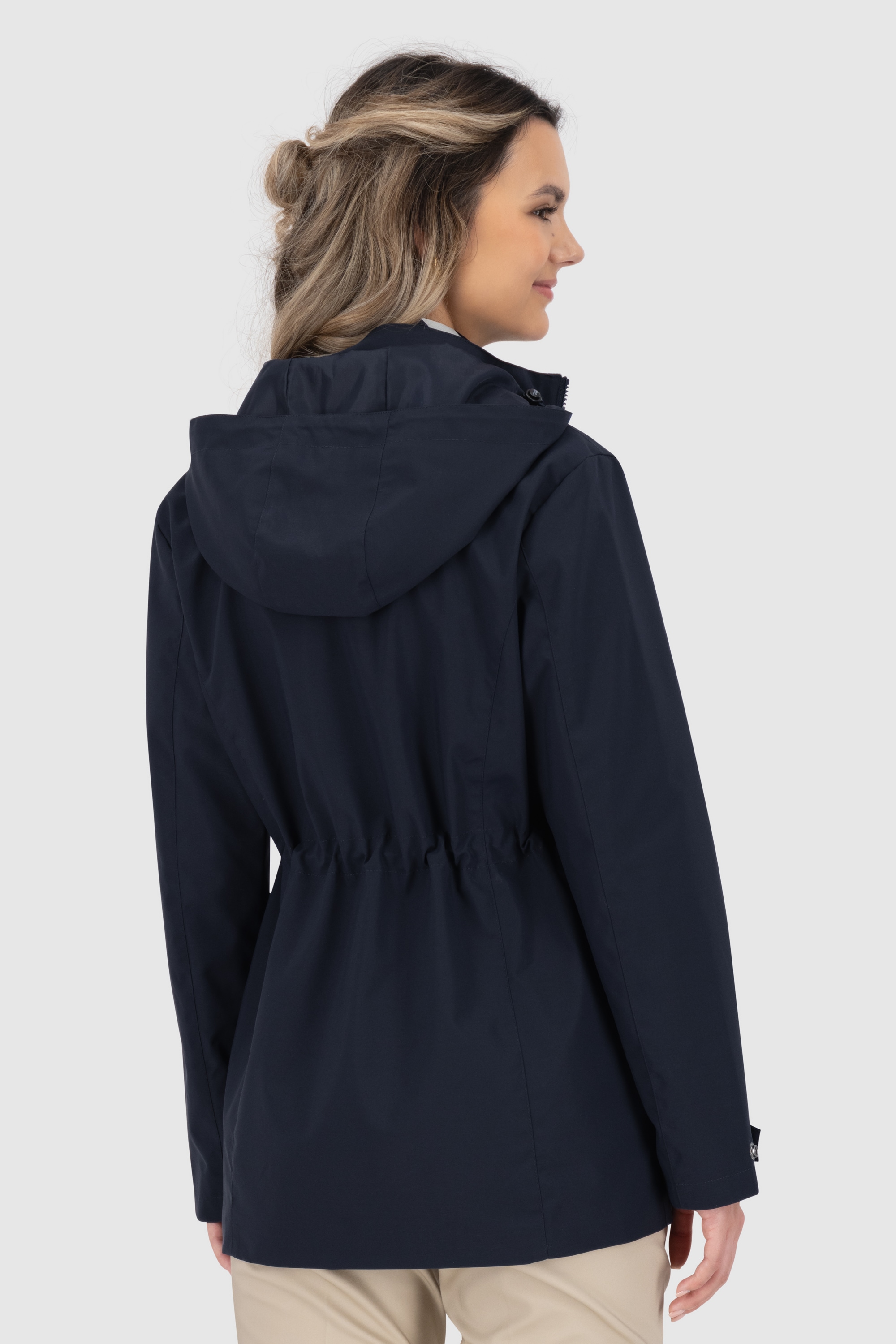 Alife & Kickin Parka »LeiaAKA« mit Kapuze mit Kapuze, aufgesetzten Taschen und Band zum Taillieren