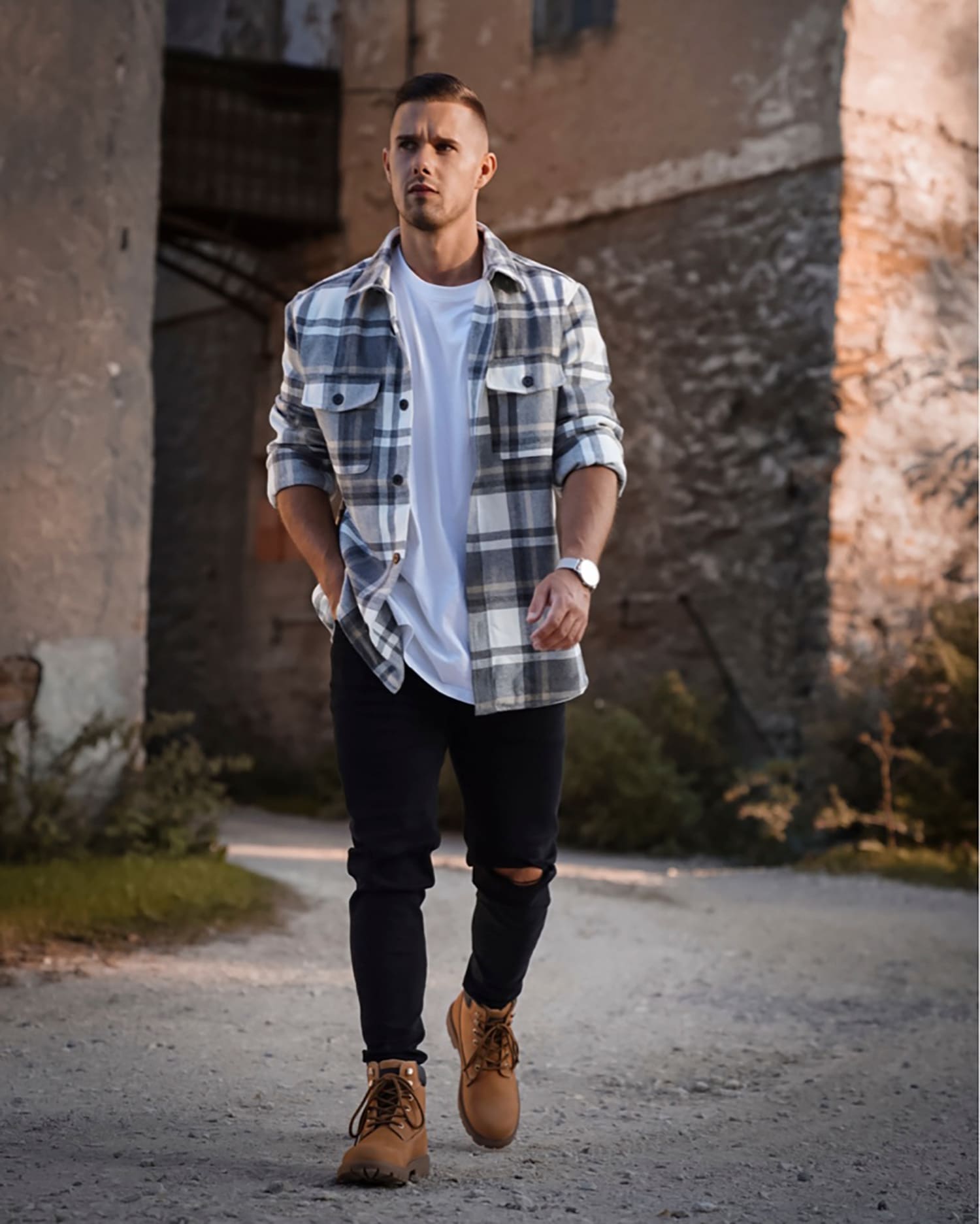 Dockers by Gerli Bottes d'hiver  Workerboots, Schnürstiefel mit Blockabsatz