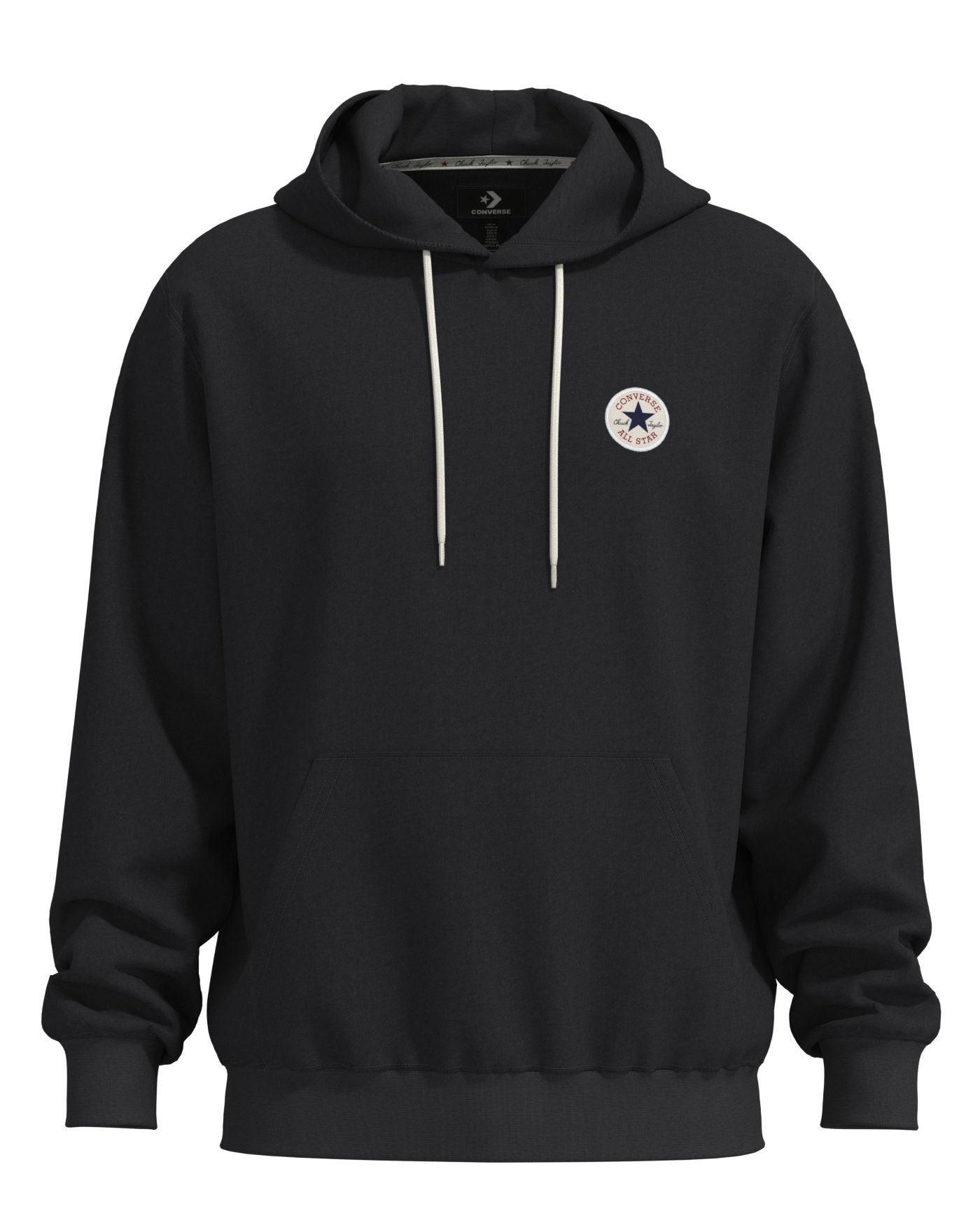 Converse Sweat à capuche »CHUCK PATCH HOODIE (CLASSIC FLEECE)«, Avec style sportif, design à manches longues, en coton et polyester

