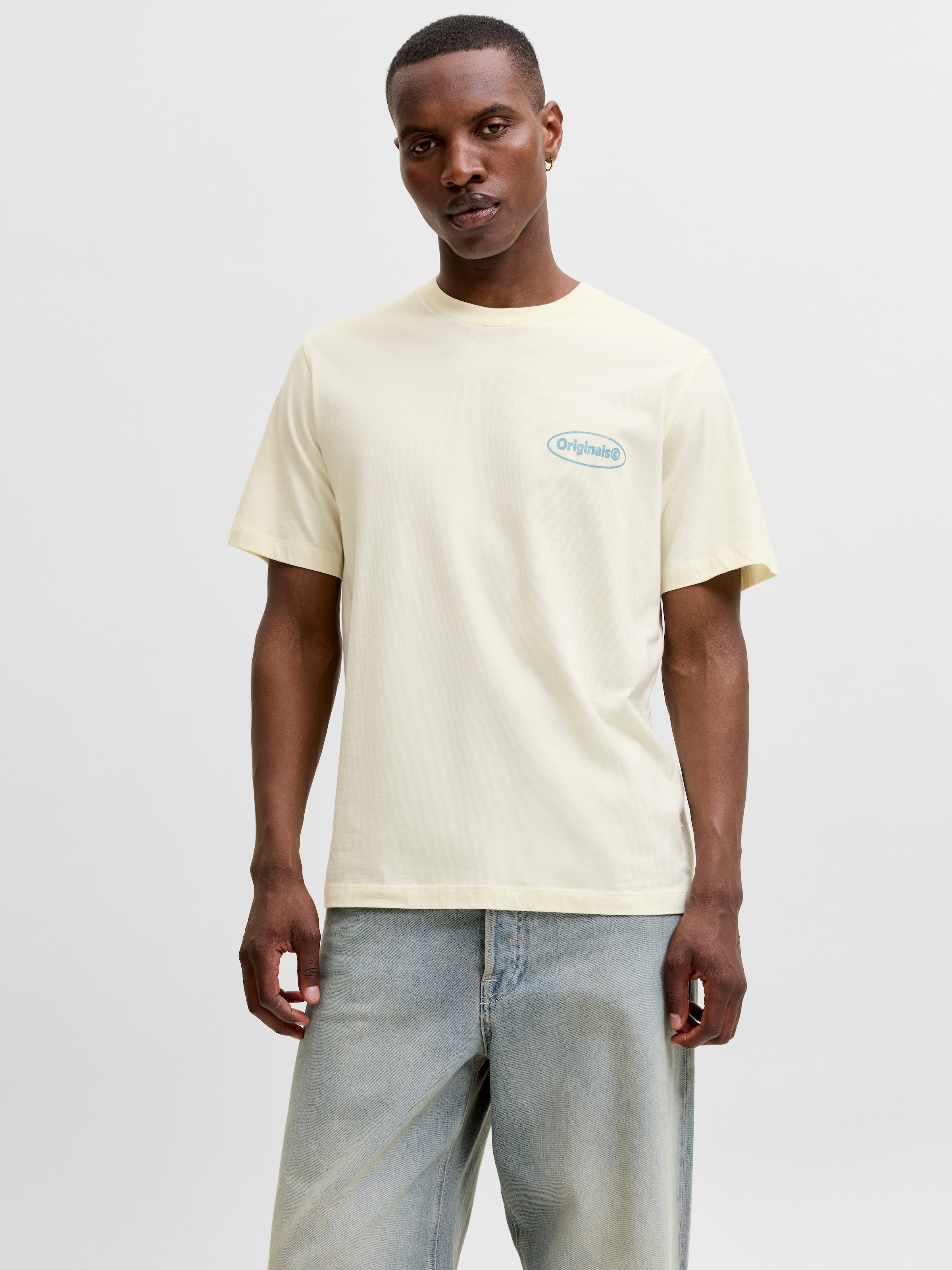 Jack & Jones T-Shirt »JORRIVIERA VINTAGE POSTER BACK TEE SS CN« mit Print