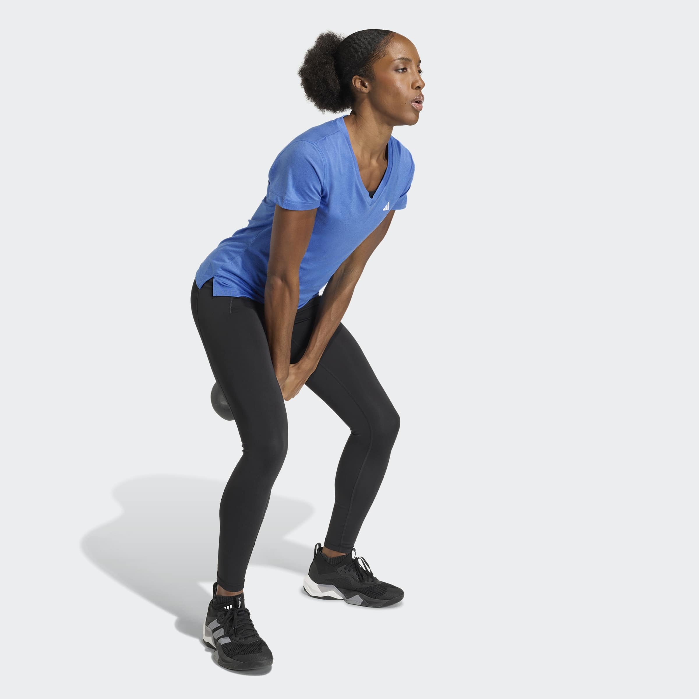 adidas Performance T-shirt »ADIDAS WORKOUT ESSENTIALS MIT V-AUSSCHNITT«