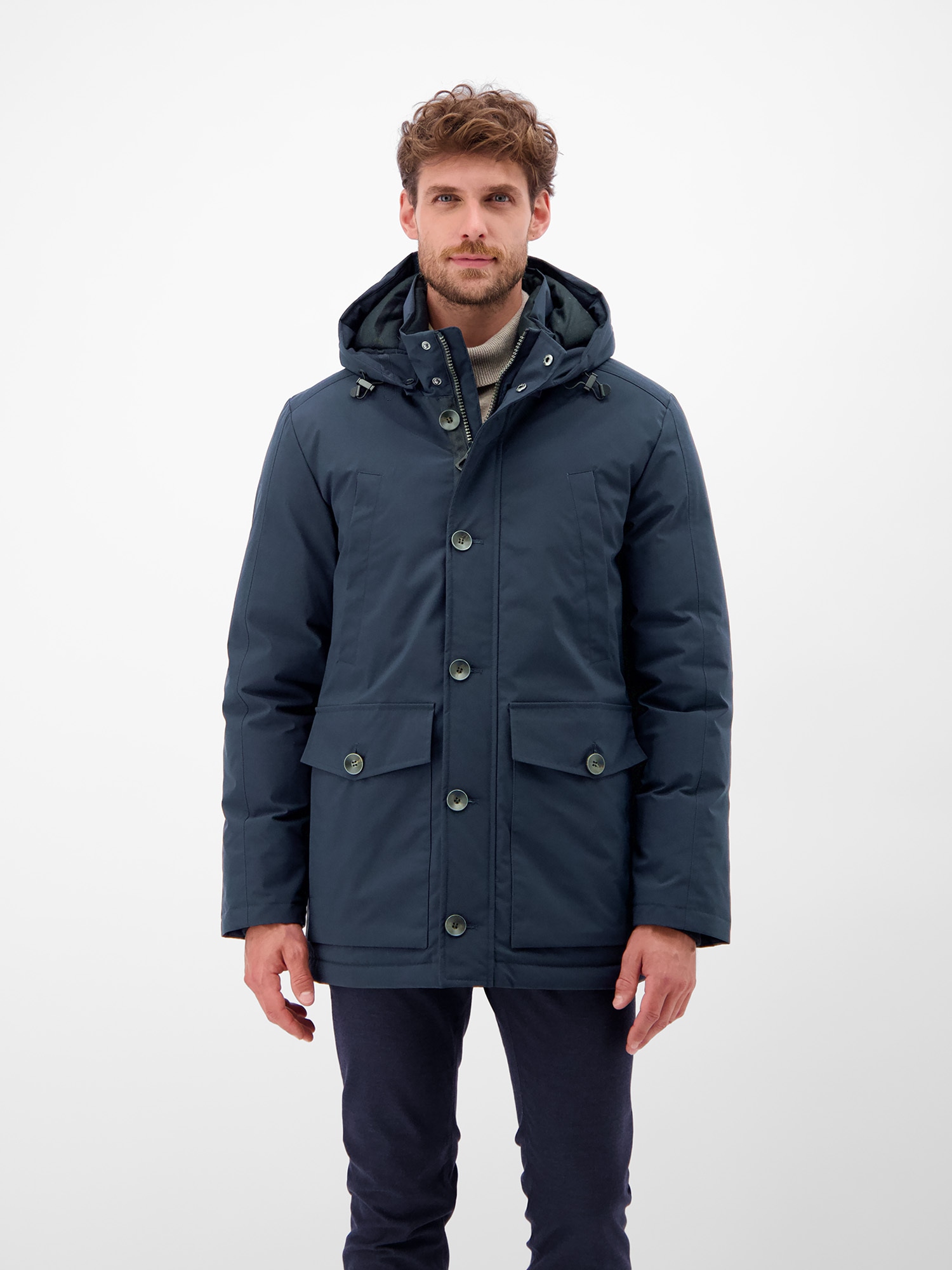 LERROS Manteau d'hiver »Herren Wintermantel mit Kapuze«