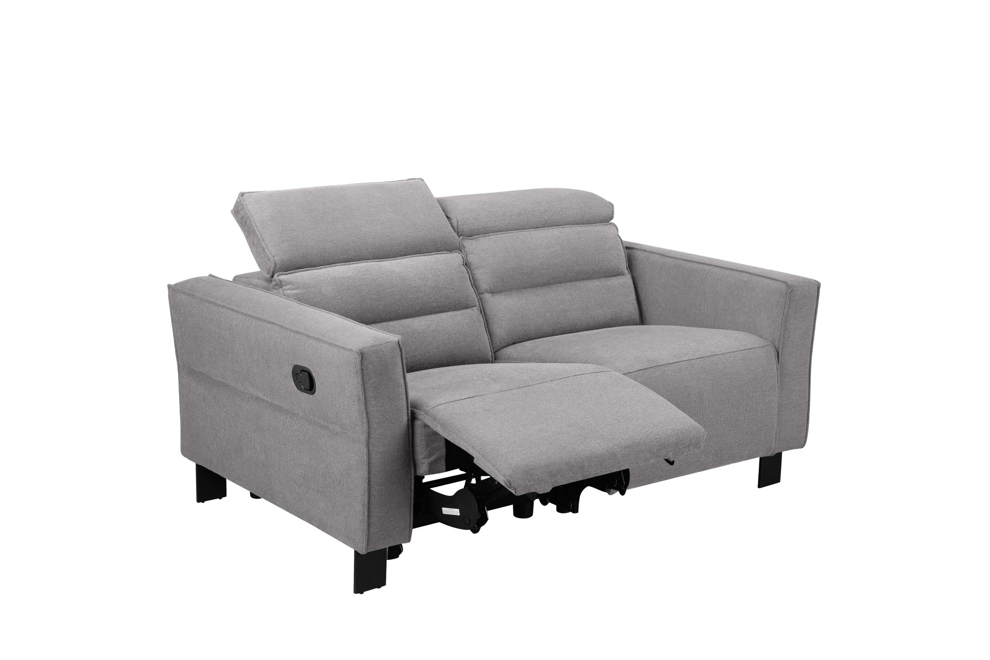 GOODproduct 2-Sitzer »Carpari Webstoff, 162 cm, man./elektr. Relaxfunktion« (USB A/C), sowie Kopfteilverstellung
