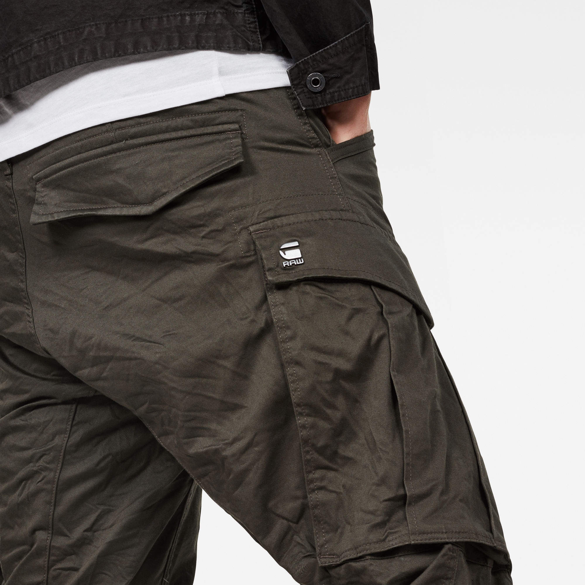 G-STAR Pantalon cargo »Hose Rovic zip 3D regular tapered«  en coupe tapered fit