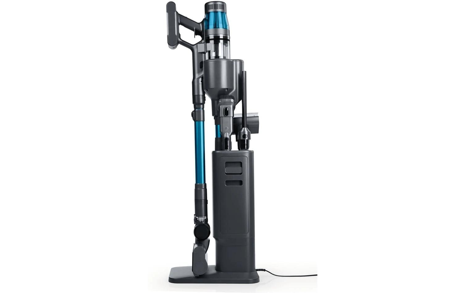 MAXXMEE Akku-Hand-und Stielstaubsauger »Lichterblitz Akku Zyklon Deluxe Mit Absaugst« Leistungsstarker Zyklon-Staubsauger mit Selbstreinigungsstation