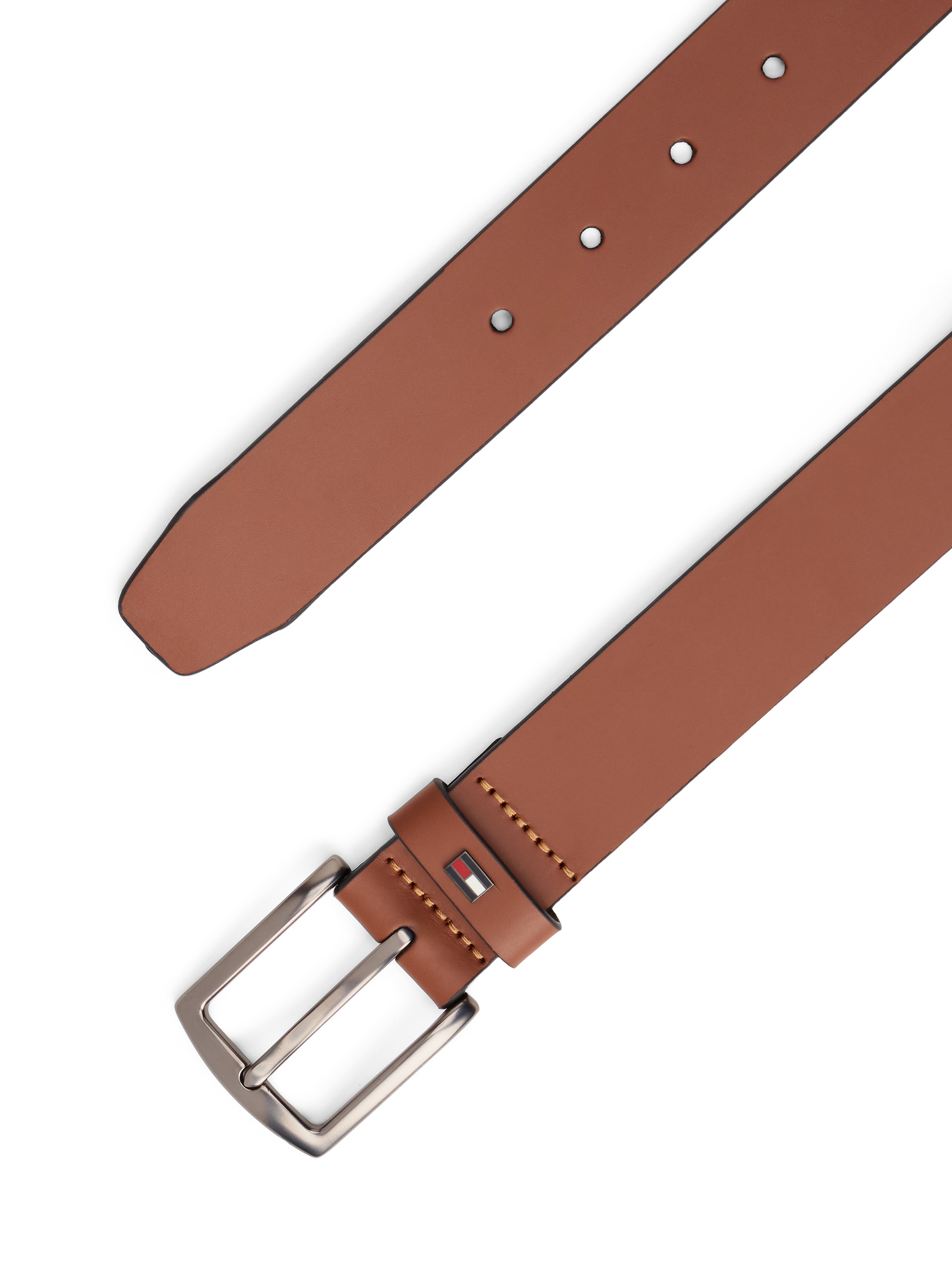 Tommy Hilfiger Ledergürtel »DENTON 3.5  cm breit EXT« Einfachdornschliesse, Metalllogo