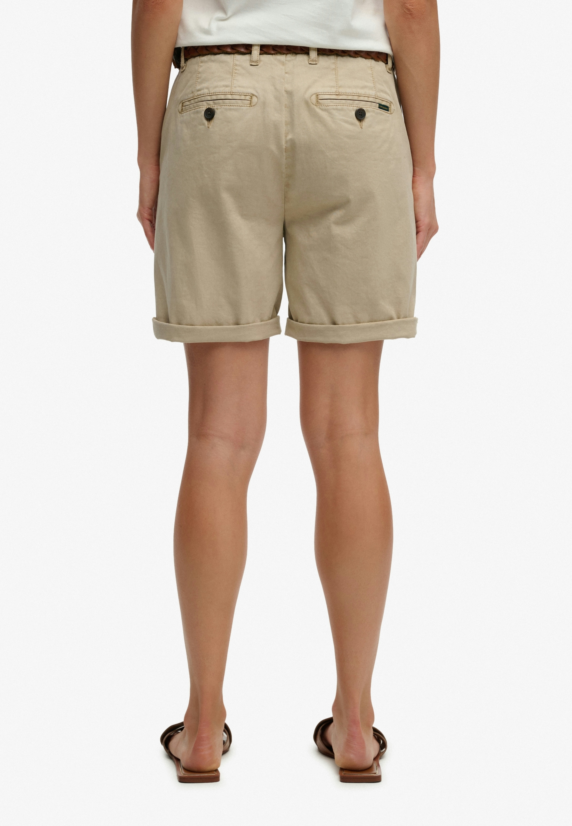 Superdry Short »CHINO SHORT«  en mélange de coton, avec élasthanne, coupe régulière, facile d'entretien