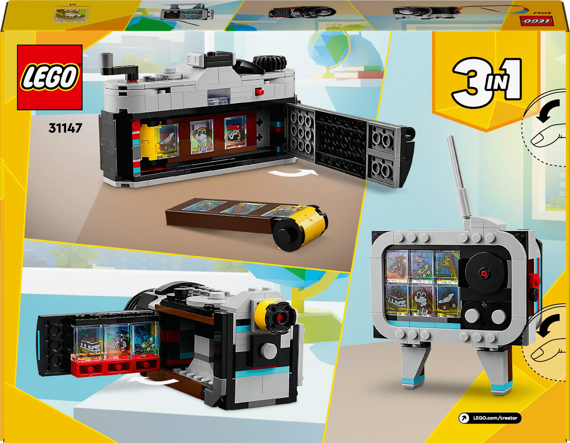 LEGO® Pions de construction »Retro Kamera (31147), LEGO Creator 3in1« Made in Europe