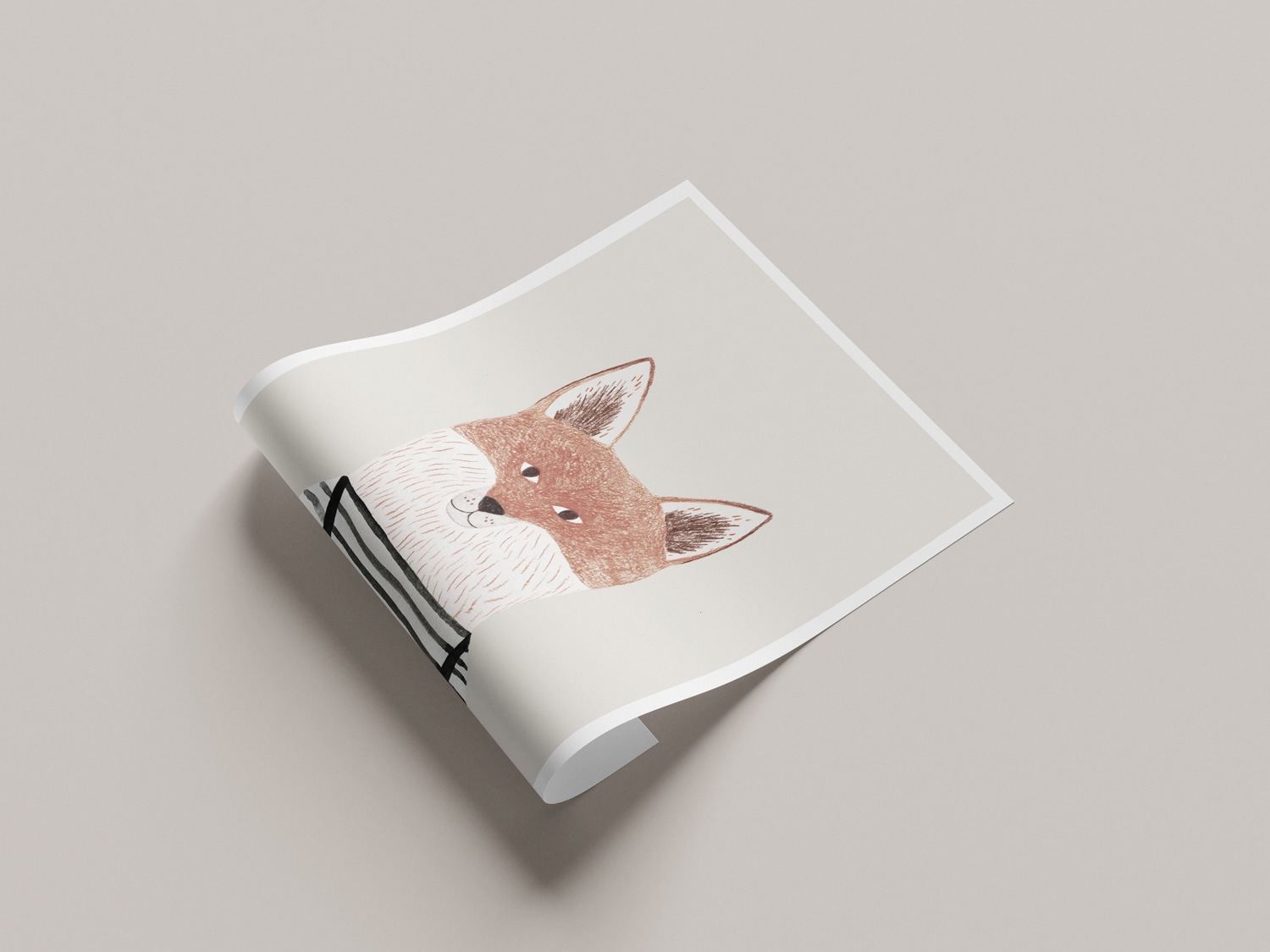 Lüttenhütt Bild mit Rahmen »oder Poster, Fuchs« Fantasy | Füchse | Tiere 1 Stk. tlg. HD Premium Druck