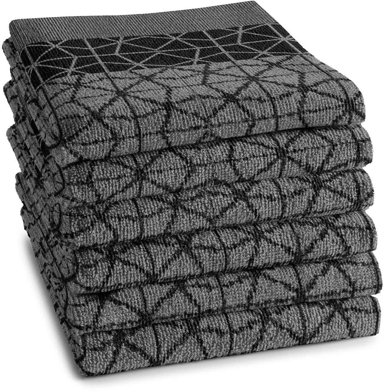 DDDDD Geschirrtuch »Chrystal« Küchenhandtuch aus weicher Frottee, 50 x 55 cm