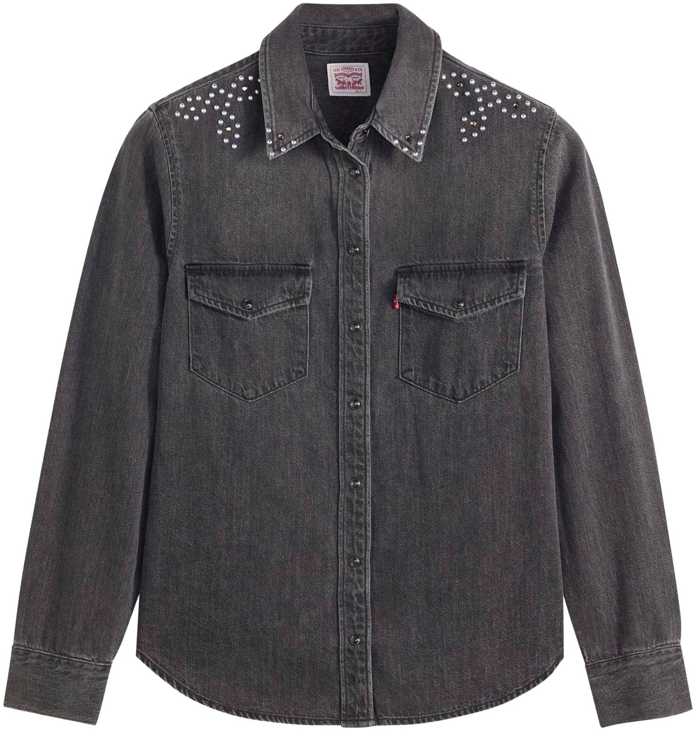 Levi's® Blouse en jean »ESSENTIAL WESTERN« mit Brusttaschen mit Druckknöpfen