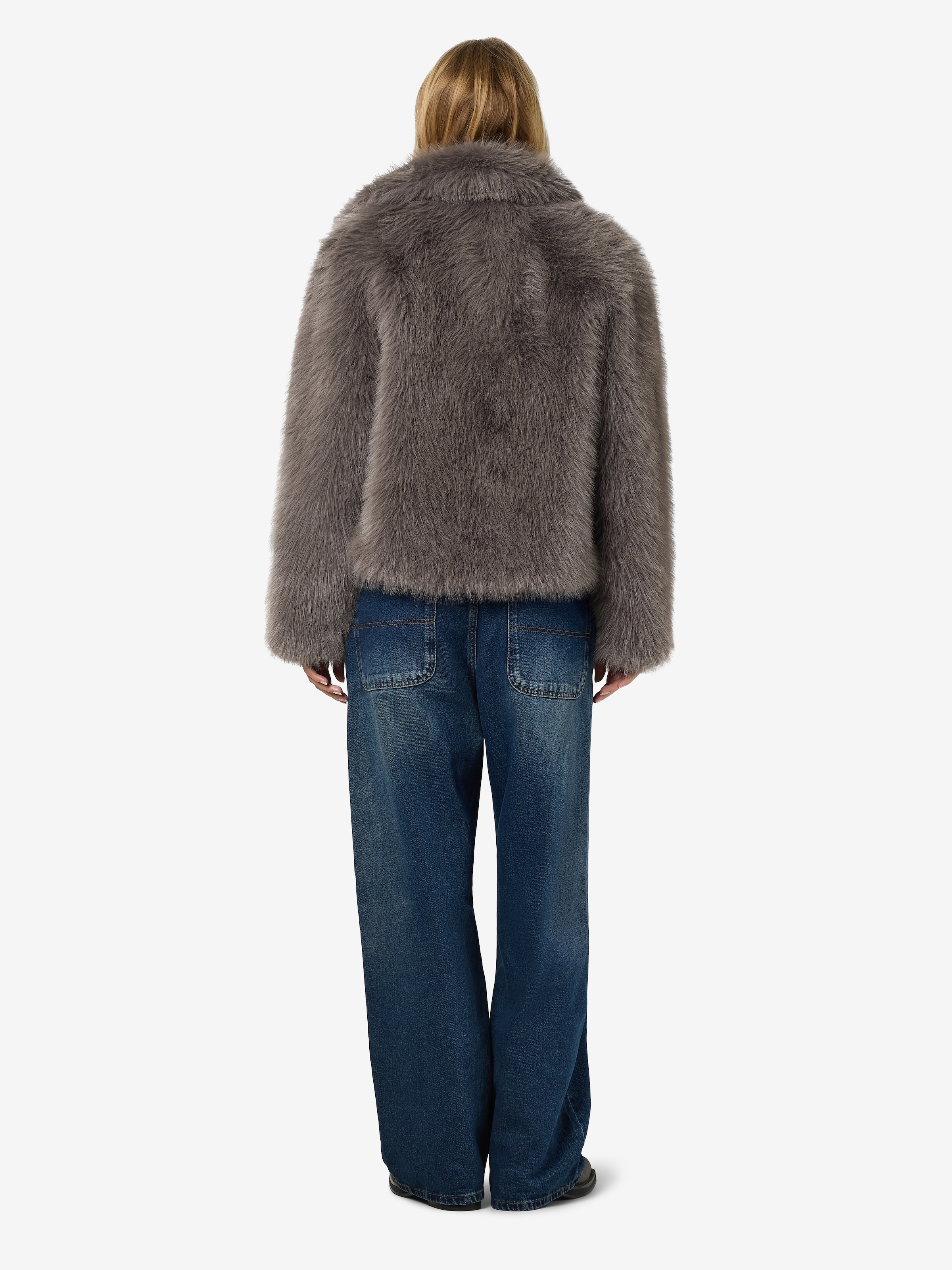 Noisy may Veste en fausse fourrure »NMEVIE L/S FUR JACKET NOOS« Polyester