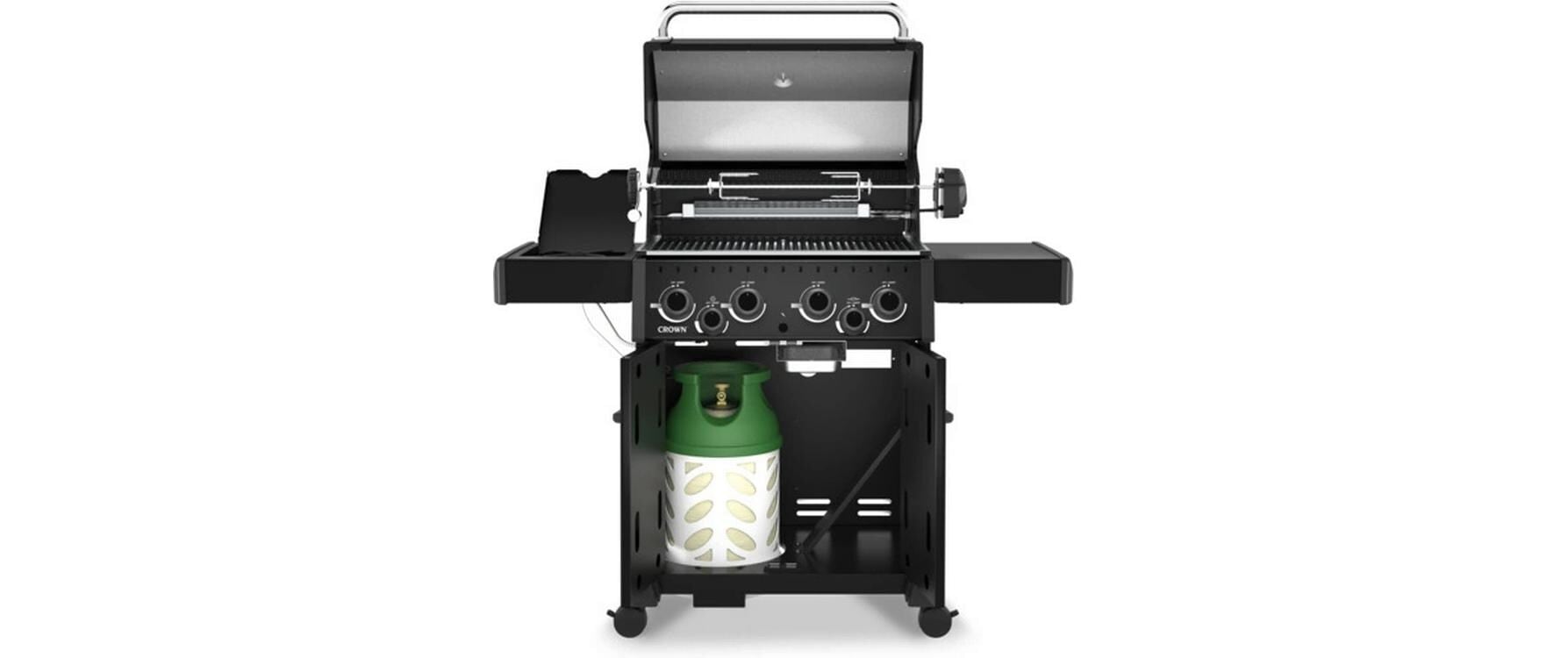 Broil King Gasgrill »Crown 490 Shadow« Gasgrill mit Grillfläche von 65.2 x 44.4 cm