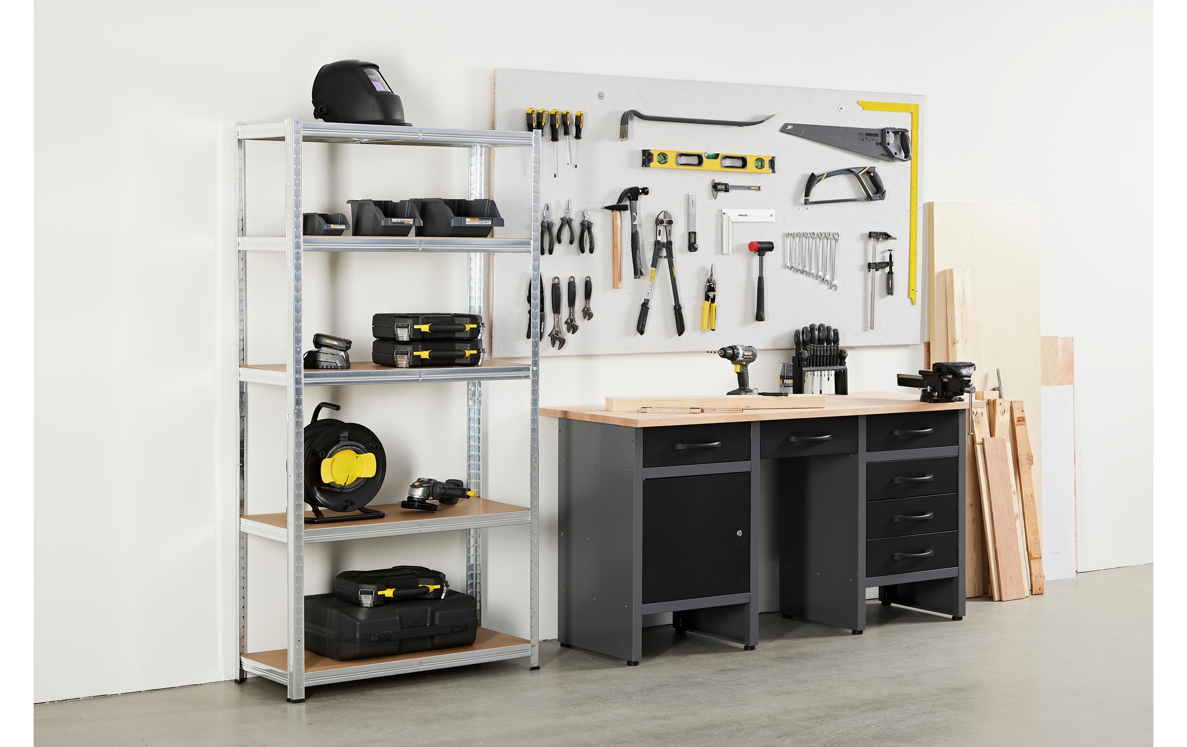 Schou Étagère pour charges lourdes »aus verzinktem Stahl«