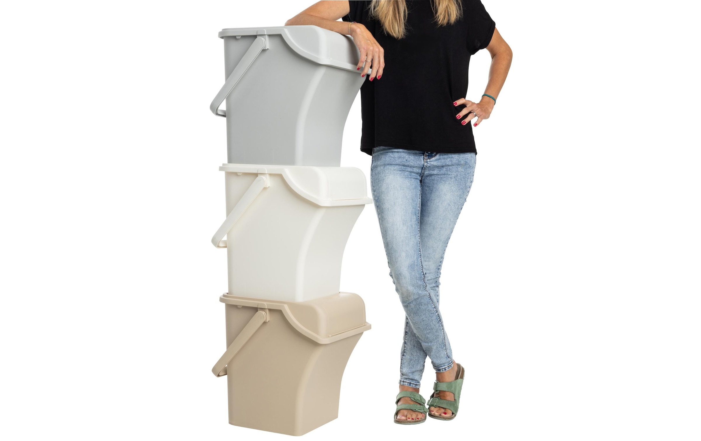 Cocon Mülleimer »Sorto 3 Stück, 45 L«