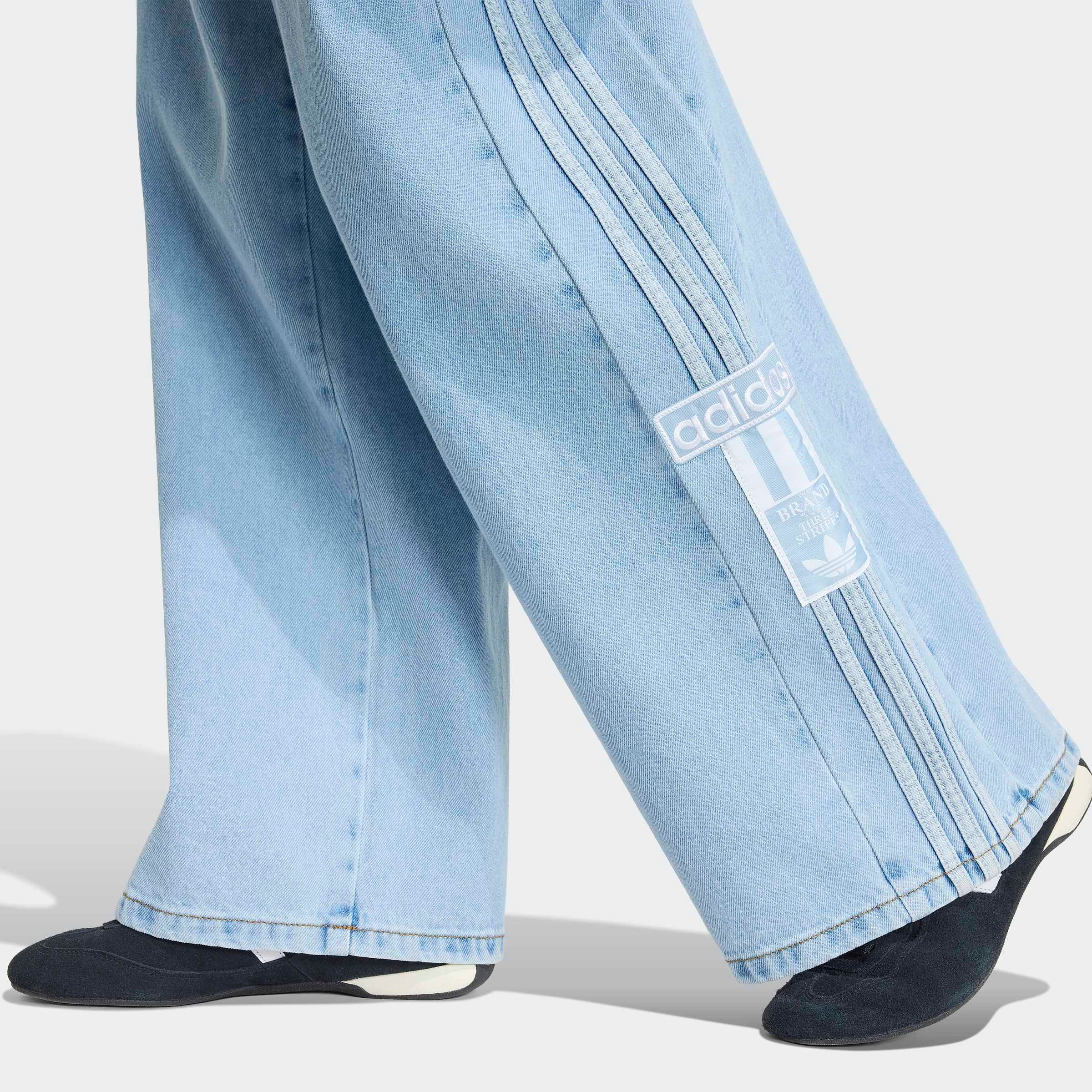 adidas Originals Pantalon de sport »ADIBREAK, WEITES BEIN, MITTELHOHER BUND«  Jeans, coupe décontractée