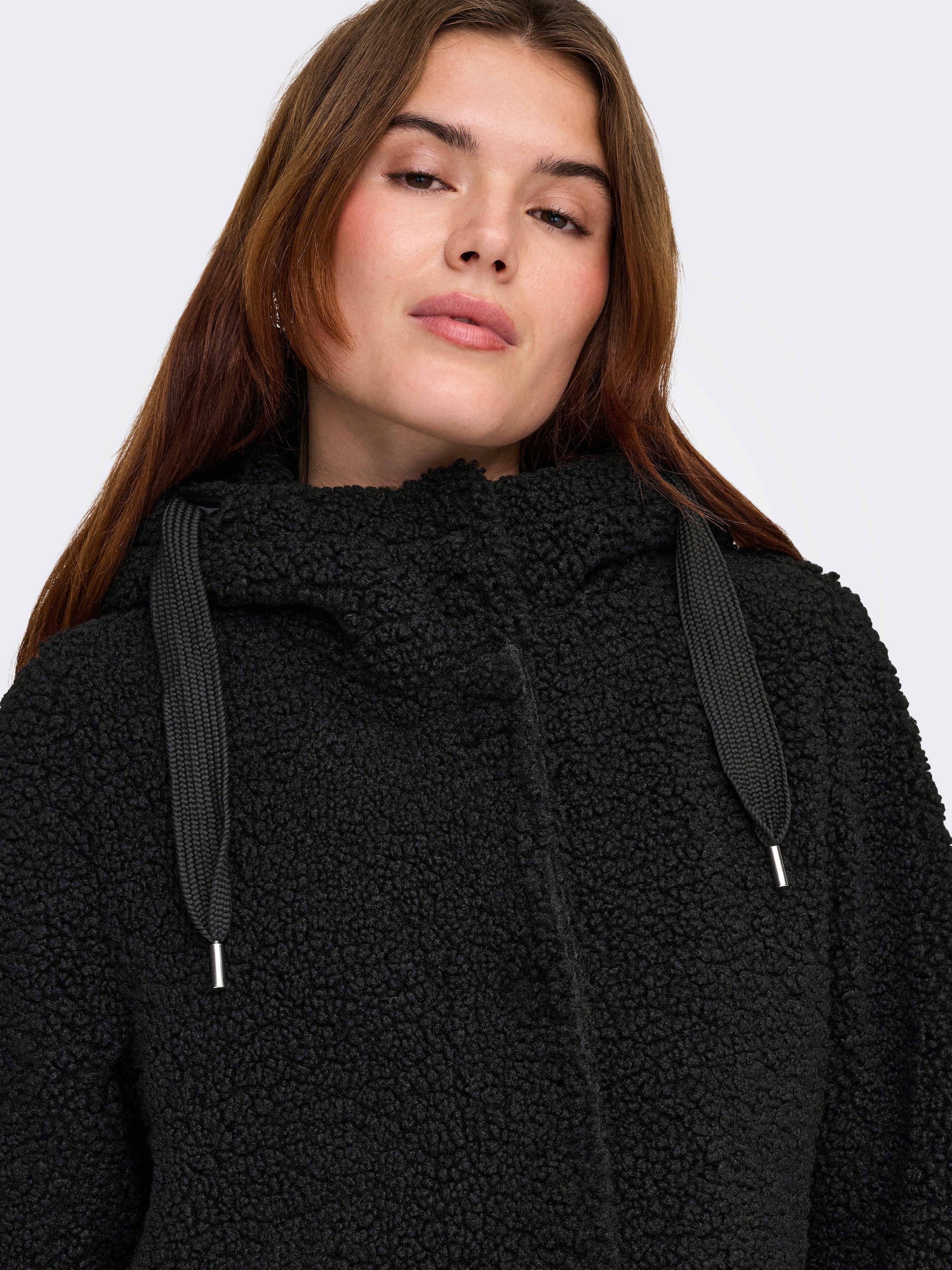 ONLY Kurzmantel »ONLMINA CURLY TEDDY COAT OTW«
