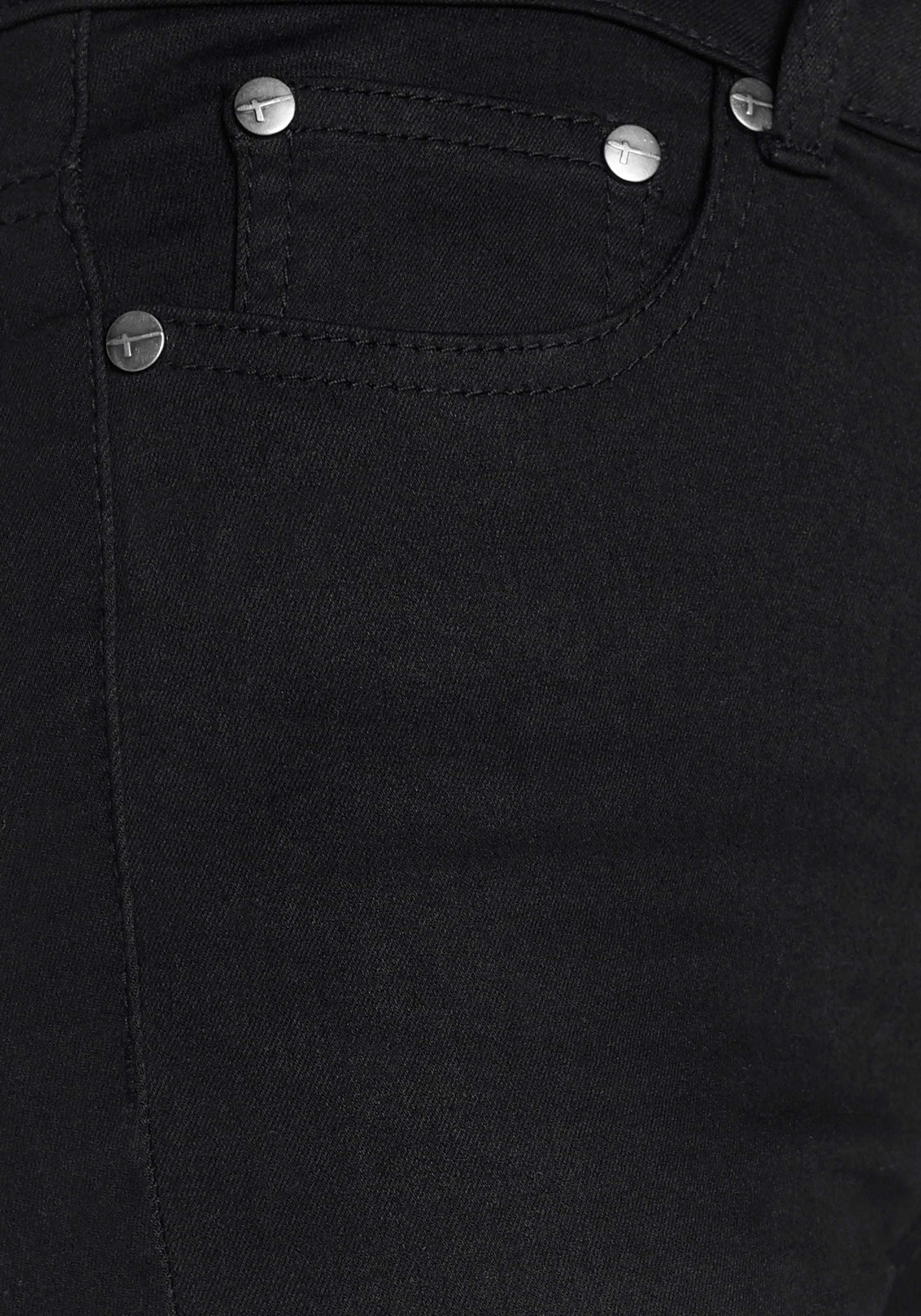 Tamaris Jeans taille haute Skinny Fit,  modischer Ankle Cut,  mit Gürtelschlaufen