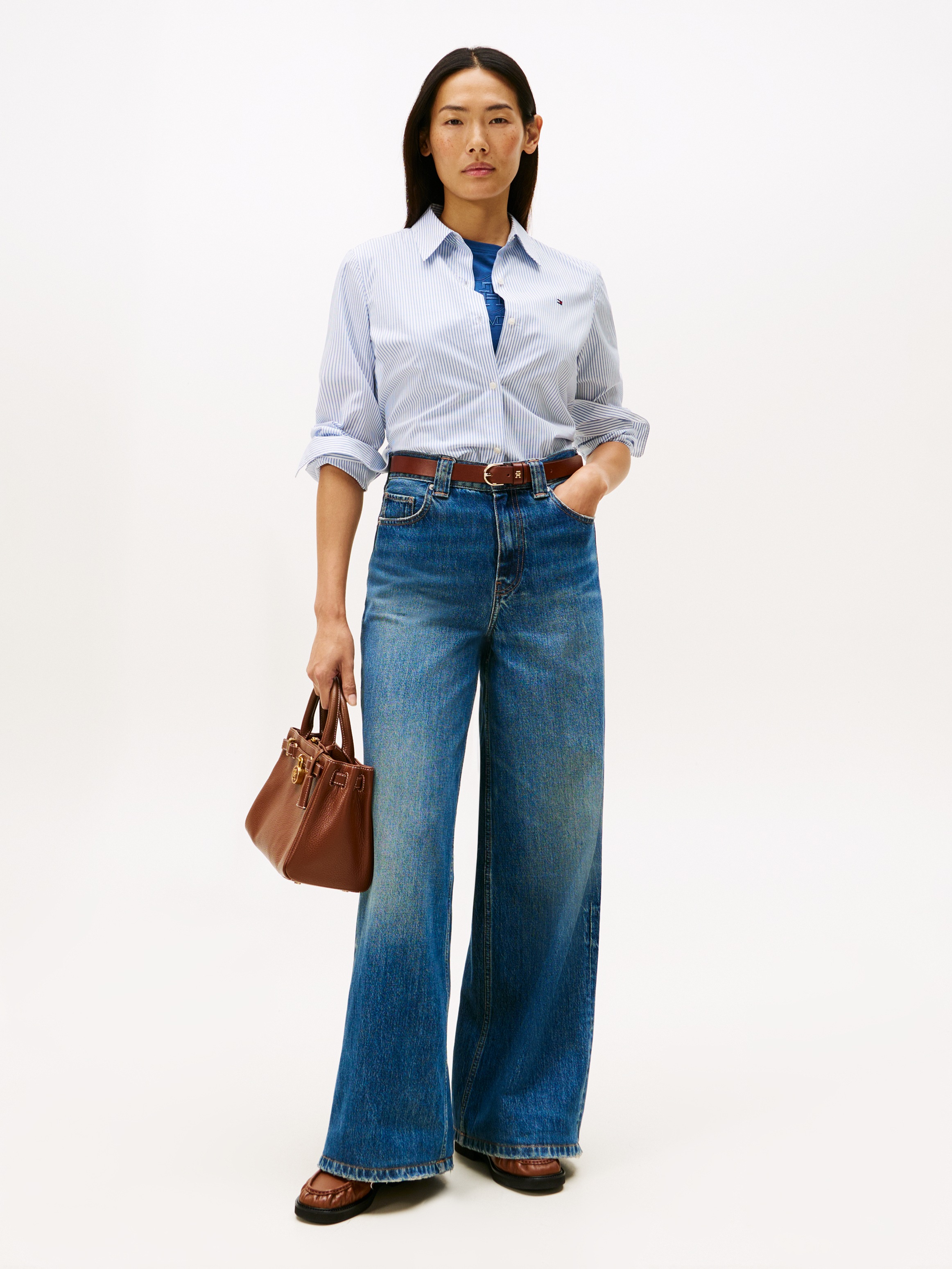 Tommy Hilfiger Chemisier à chemise »ESS POPLIN REGULAR SHIRT«