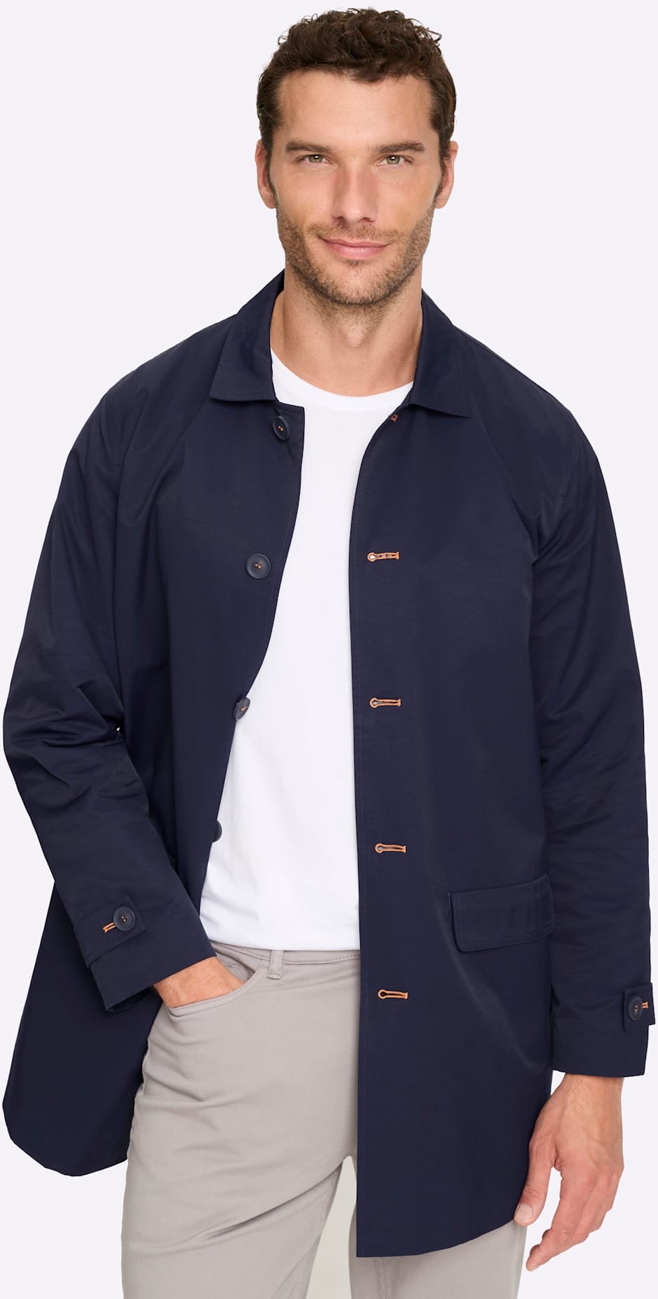 Marco Donati Arbeitsjacke ohne Kapuze