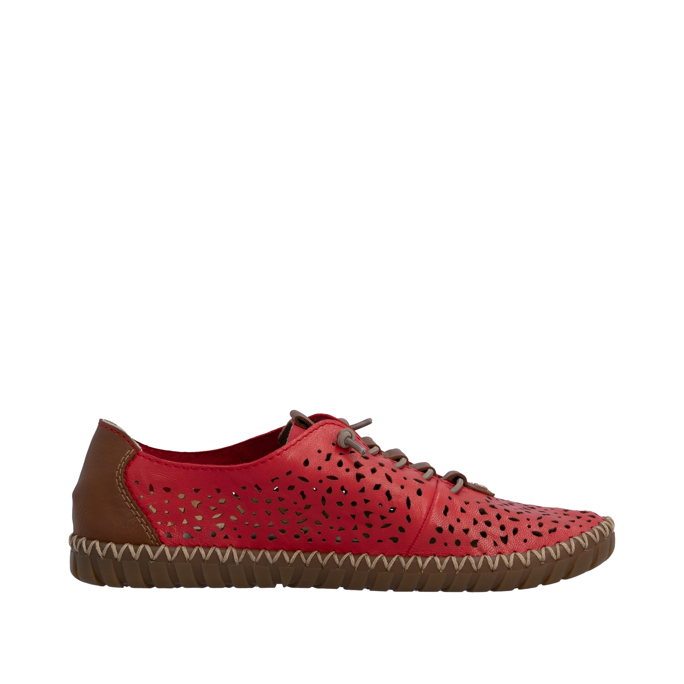 Rieker Slipper  Schlupfschuh, Halbschuh, Barfussschuh mit Perforation