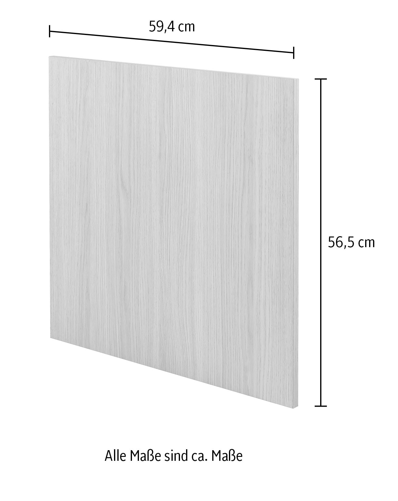 wiho Küchen Panneau frontal »Filo« Breite/Höhe: 59,4/56,5 cm