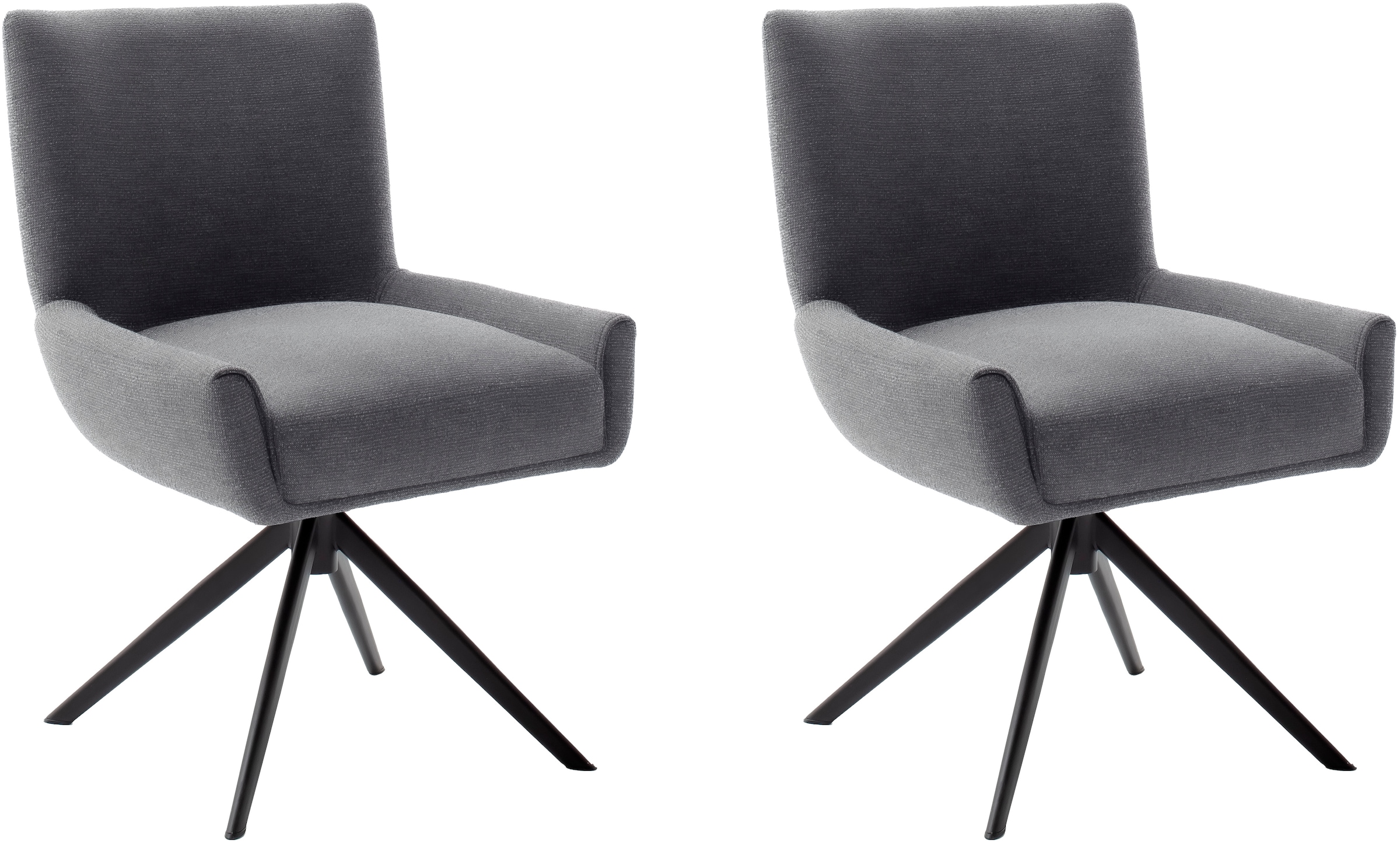 MCA furniture Chaise à 4 pieds »WILSON Esszimmerstuhl, Armlehnstuhl, Polsterstuhl, modern« (Set) 1 cuisStuhl, Armlehnenstuhl, drehbar, Taschenfederkern, belastbar 160 kg,XXL