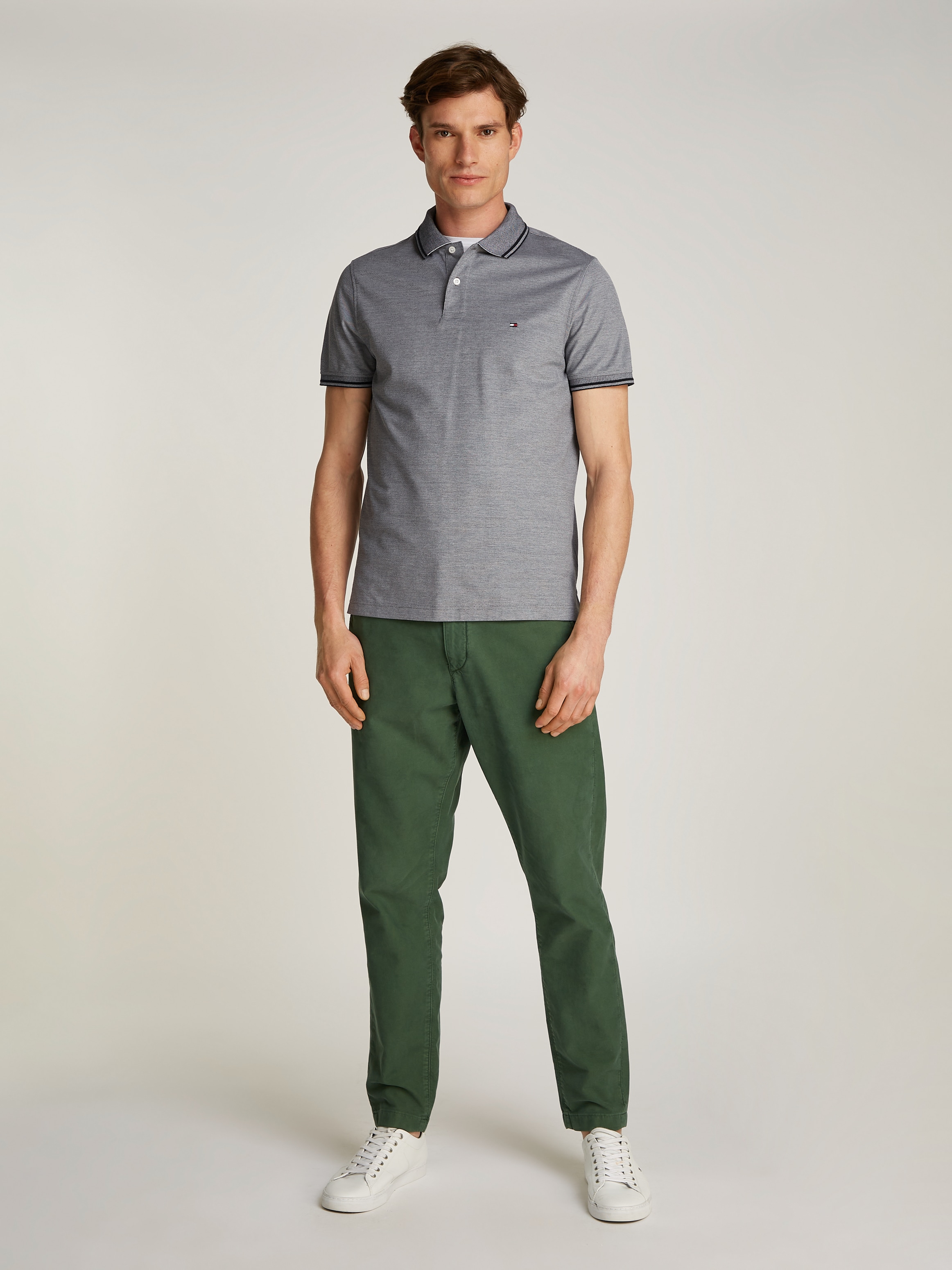 Tommy Hilfiger Polo »OXFORD TWO TONE REG POLO«