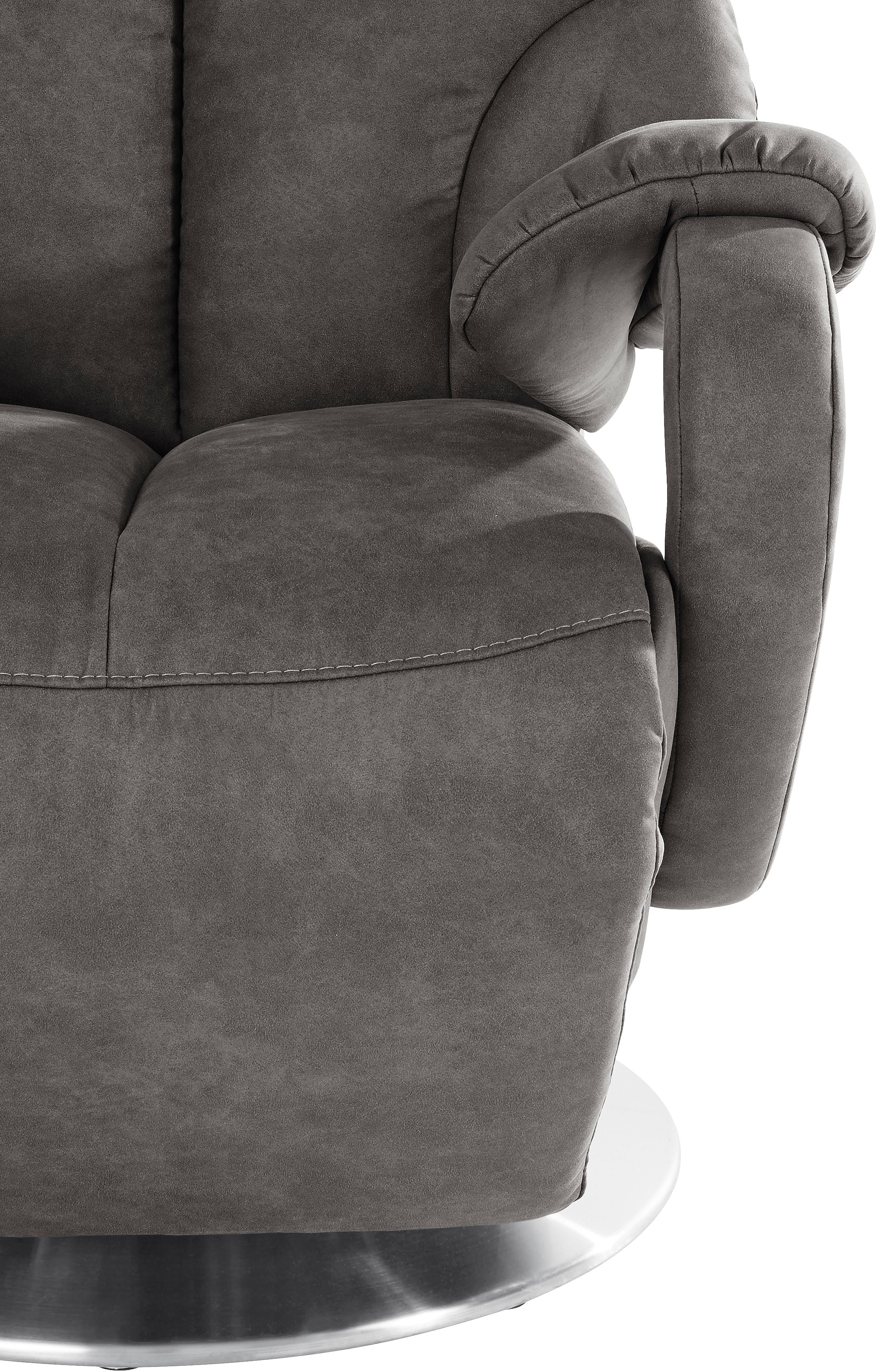 sit&more Fauteuil TV »Invito mit Kopfteilverstellung & Drehfunktion, weitere Funktionen« en taille M, au choix avec moteur et aide au lever