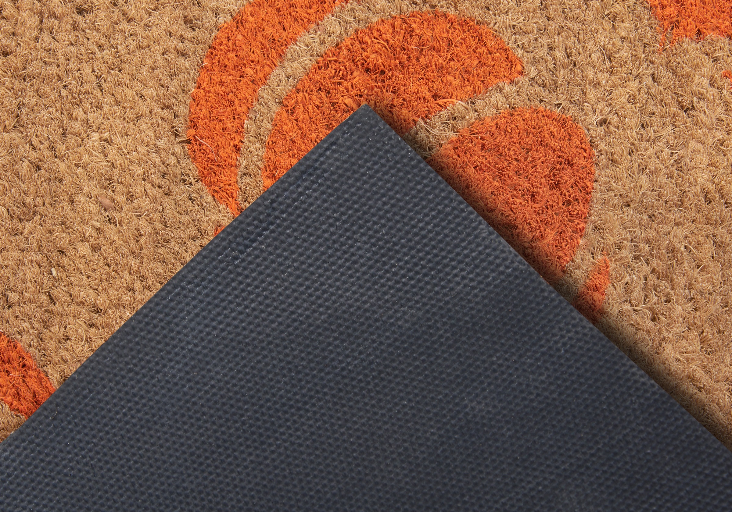 HANSE Home Tapis de sol »Mix Mats  Kokos Pumpkins, Türmatte« Rectangulaire 15 mm Höhe Kokos, Schmutzfangmatte, Outdoor, Rutschfest, Innen, Kokosmatte, Flur