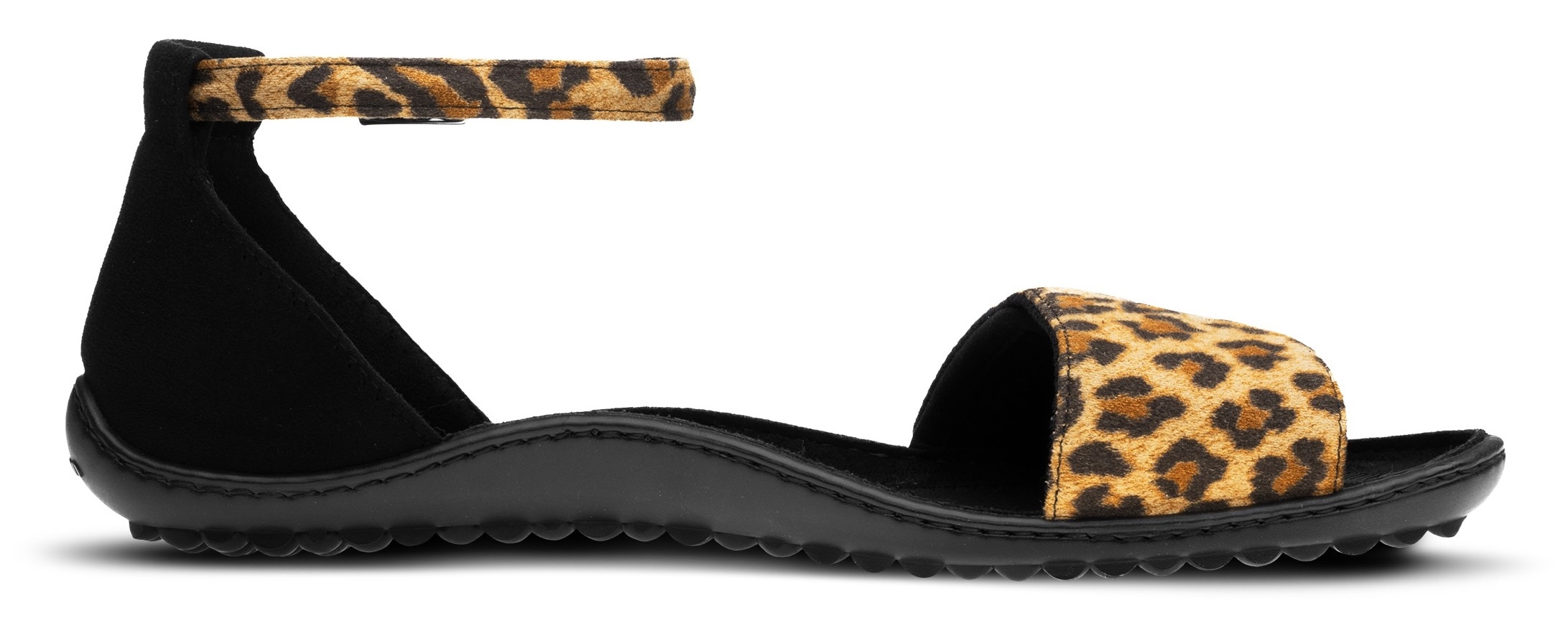Leguano Chaussures pieds nus »JARA«  Chaussure d'été, sandale à brides, ballerines en motif léopard tendance