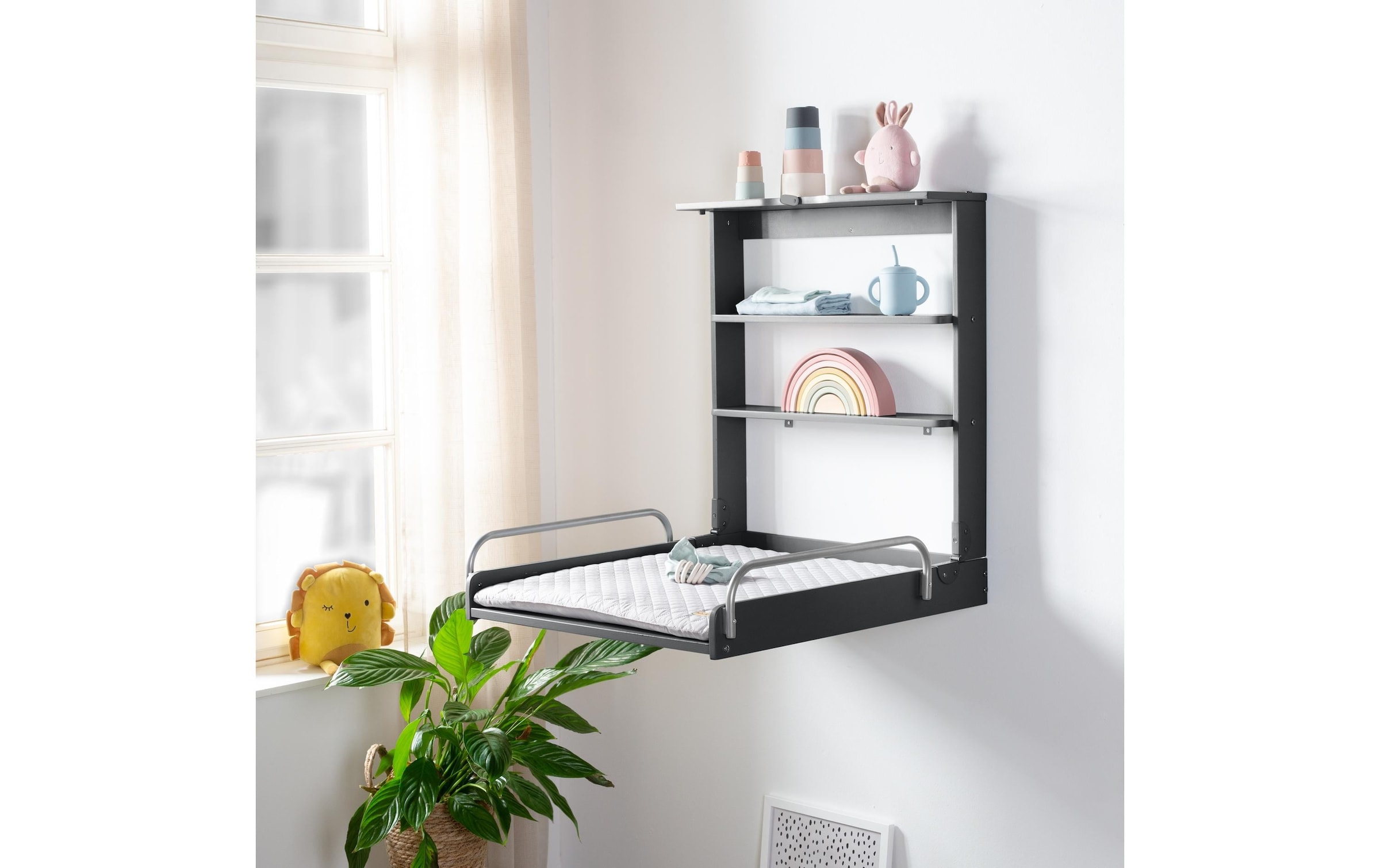 roba® Wickelkommode »roba Wandwickelregal «