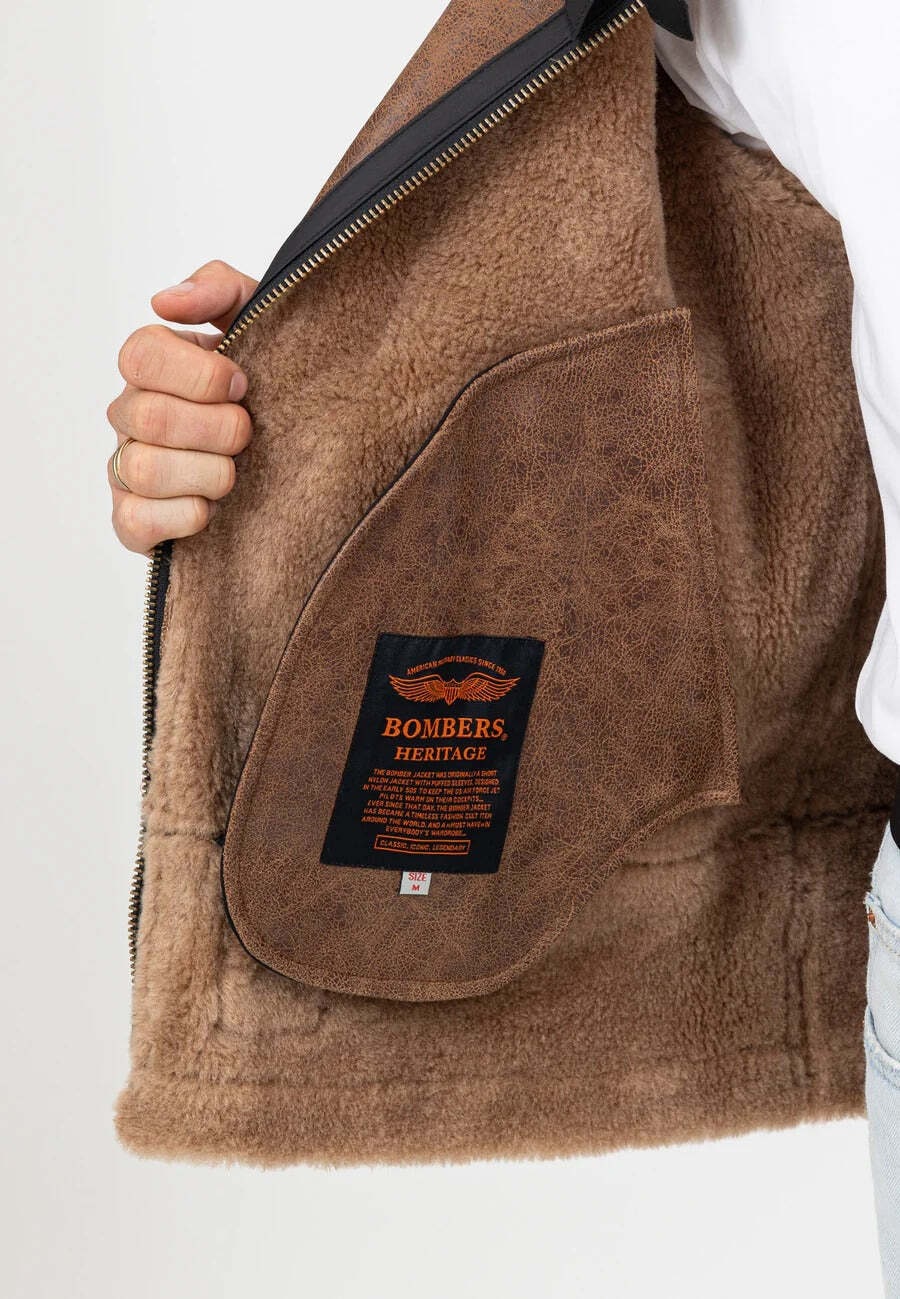 Bombers Original Lederjacke »Bombers Original Lederjacke RB3-M«