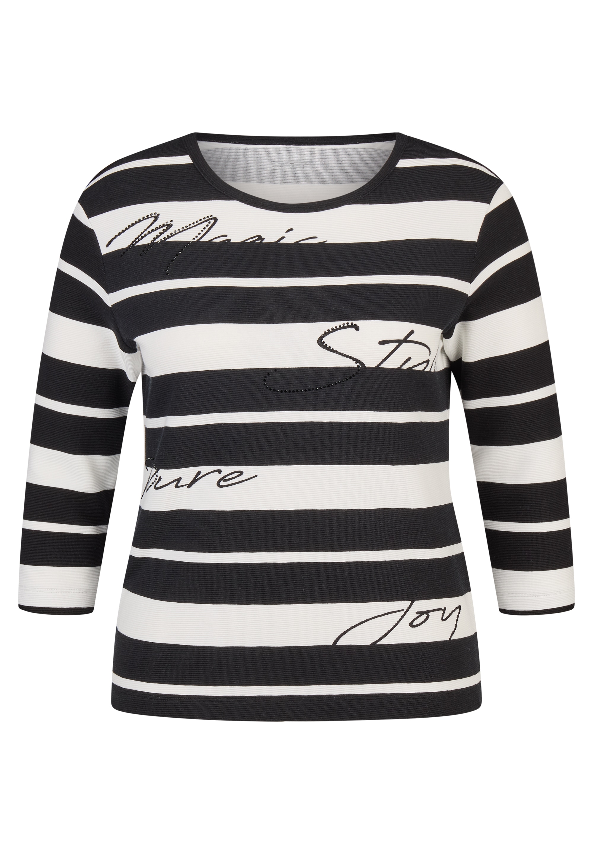 Rabe 3/4-Arm-Shirt mit Schriftzug