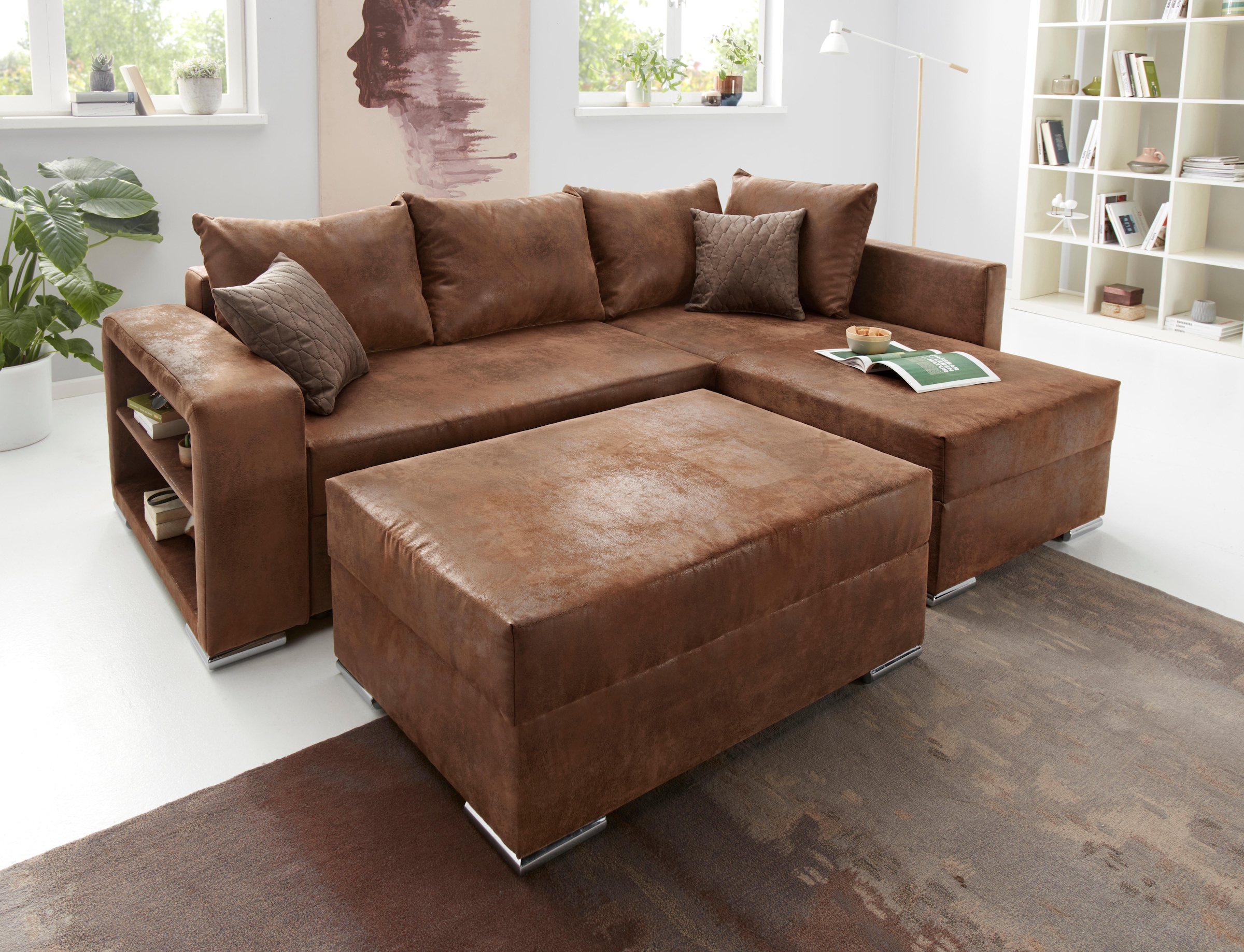 COLLECTION AB Tabouret »John, B: 100 cm« optional Federkernpolsterung