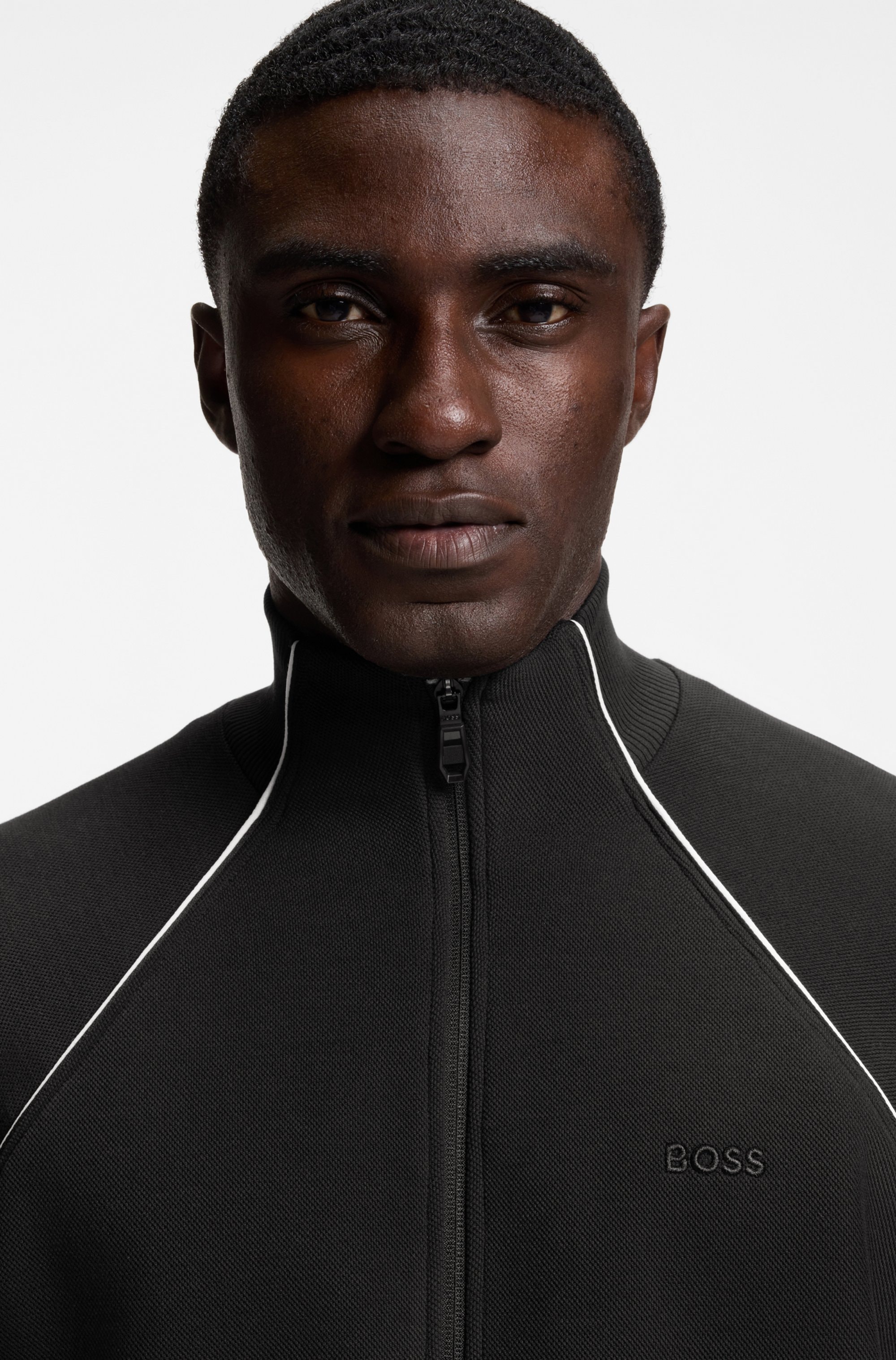 BOSS GREEN Veste sweat »Skaz« mit Markenlabel