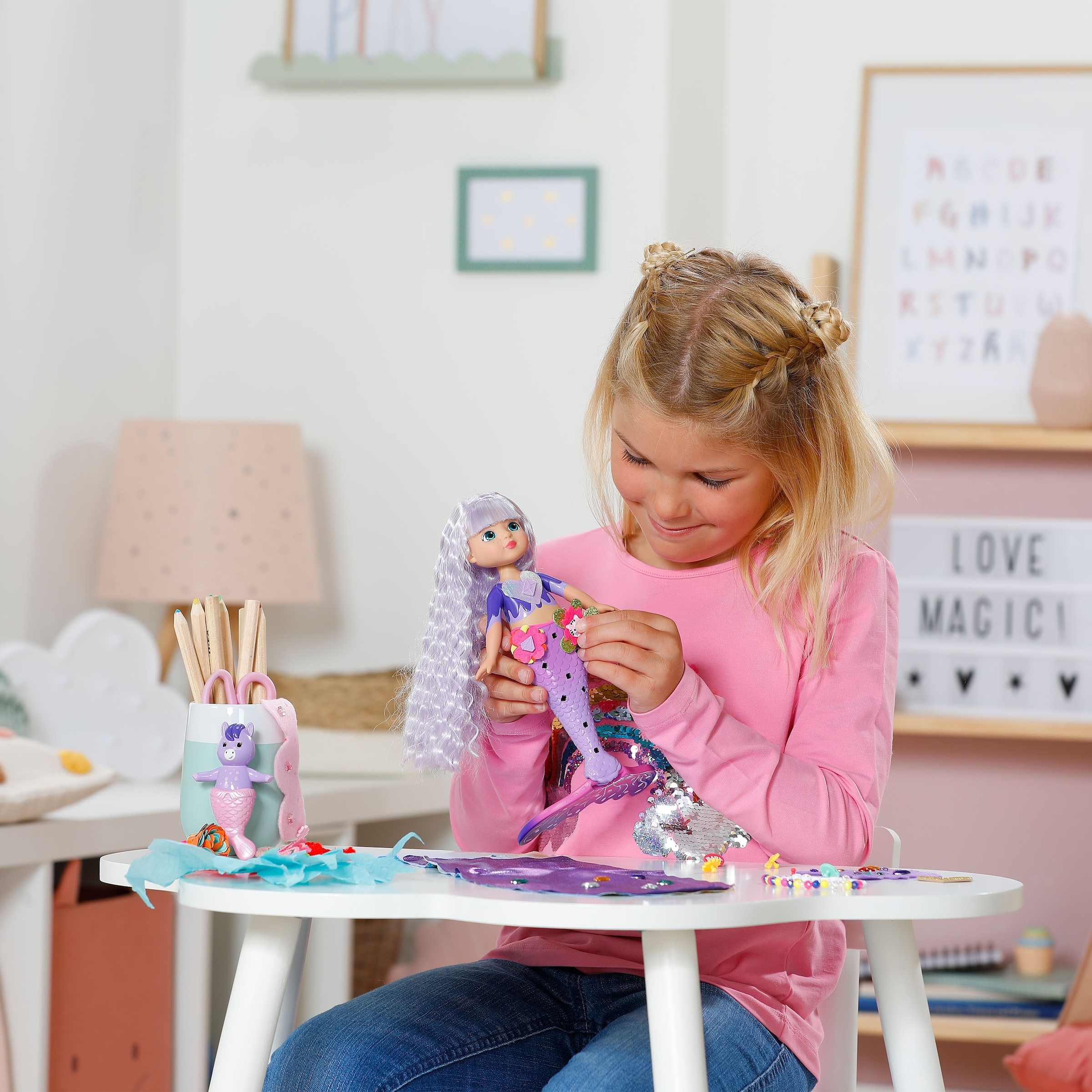 Baby Born Meerjungfrauenpuppe »Glam Up Aura«