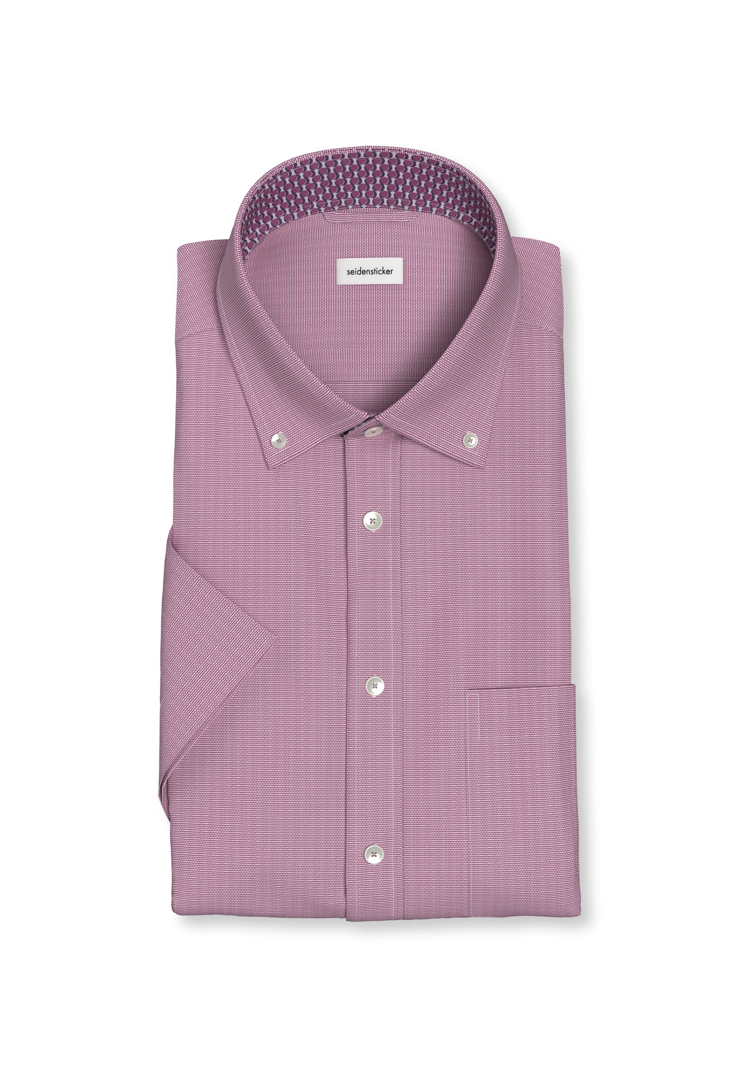 seidensticker Businesshemd »Regular«, Regular 1/2 Button-Down-Kragen Struktur
