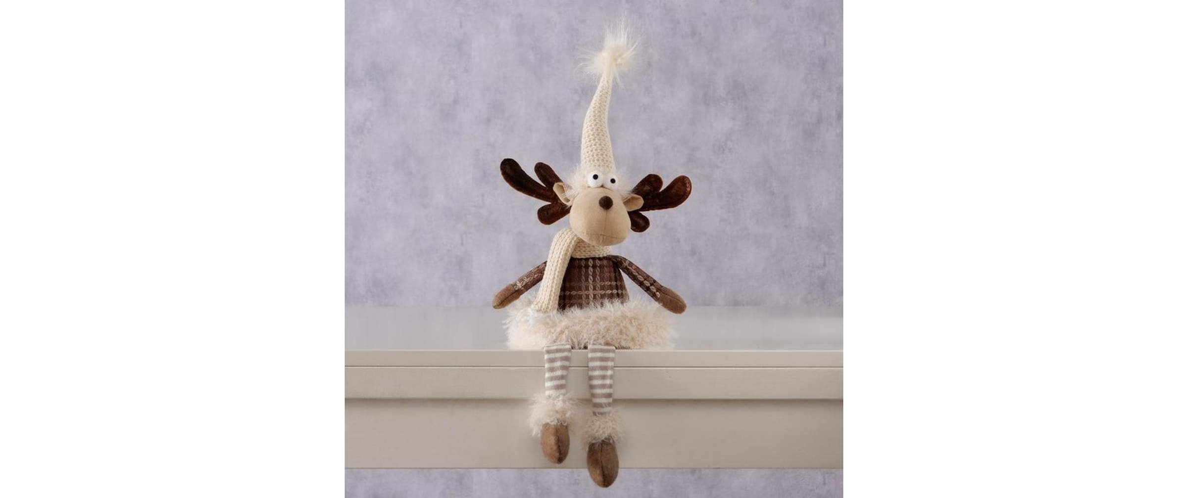 BOLTZE Weihnachtsfigur »Dekofigur Elch Helmo «