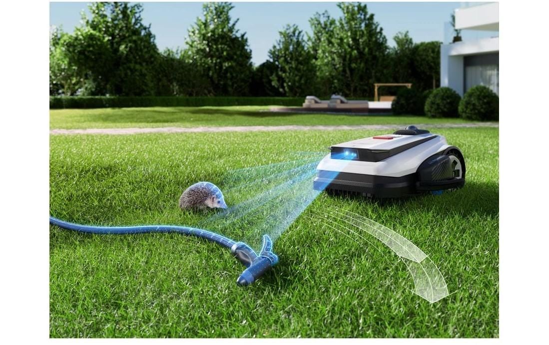 ECOVACS Robot tondeuse »GOAT A1600 LiDAR PRO« Mäheffizienz von 400 m²/h, Trimmer (8500 rpm),   Dual-LiDAR Navigation, leistungsstarker 32-V Energieplattform