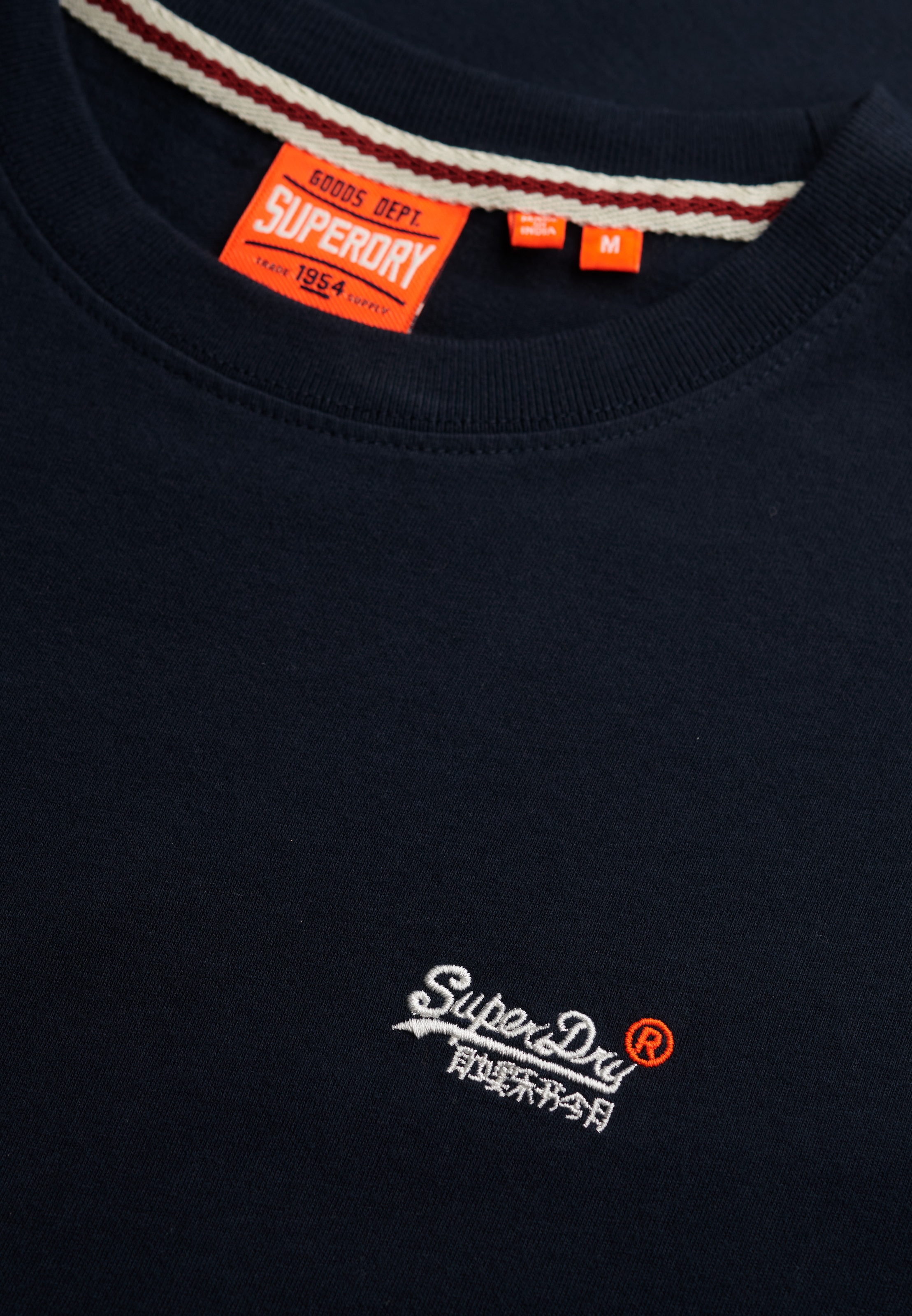 Superdry Shirt à col rond »ESSENTIAL CONTRAST EMB TEE«